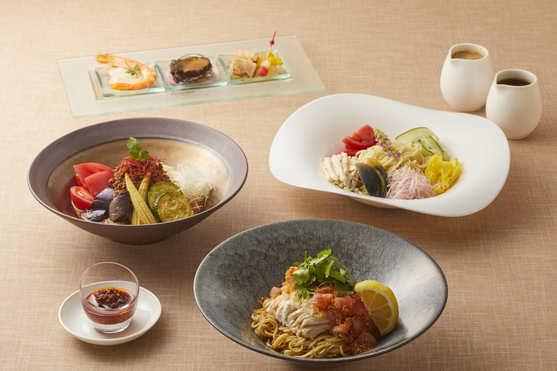 【ロイヤルパークホテル】夏の人気メニュー「涼麺」に新作追加＆「チャイニーズハイティー」も新登場。