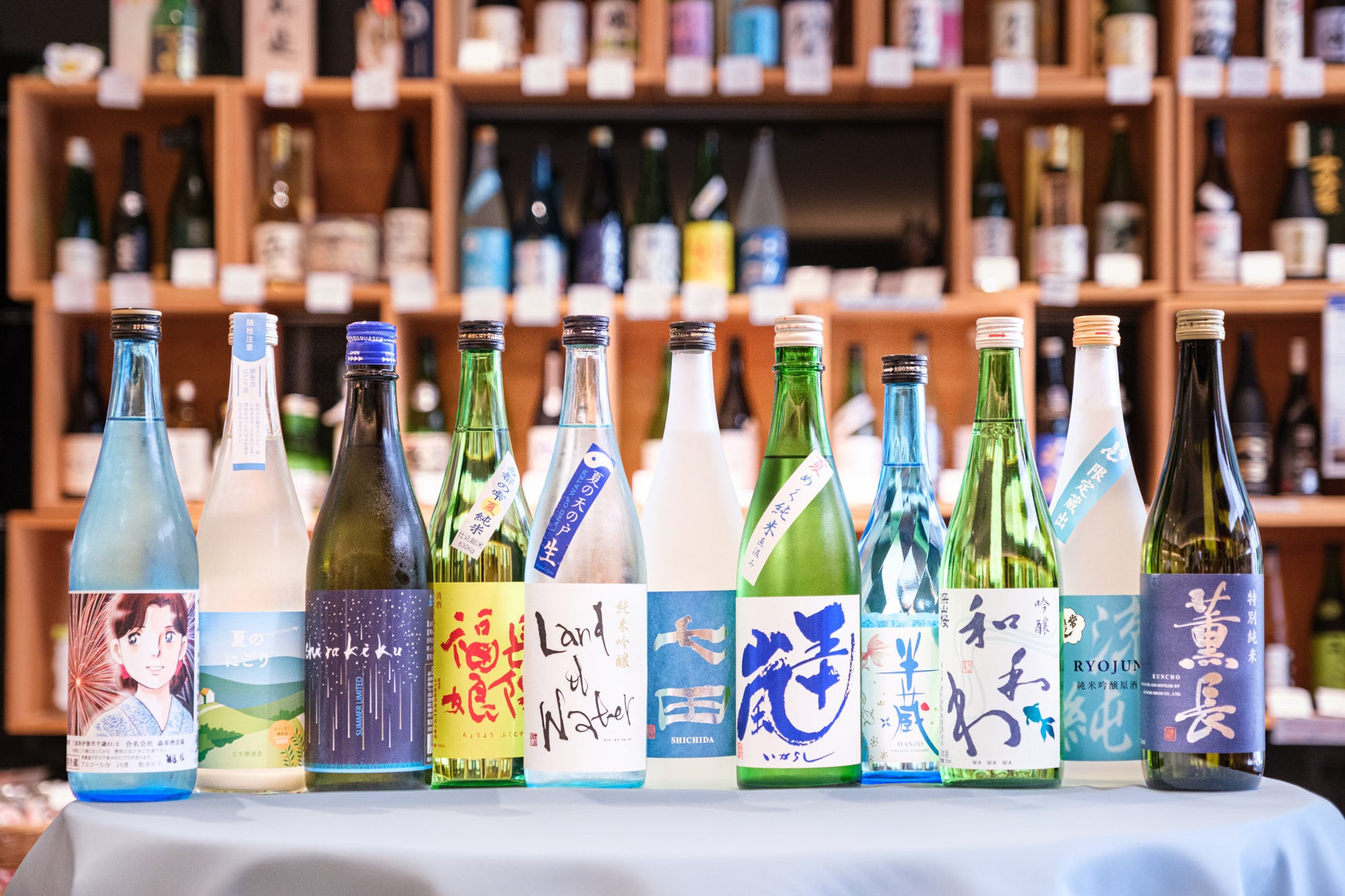 今年も明るく楽しく、夏を乗り切ろう！涼しげなデザインとすっきりとした味わい　「日本の酒情報館」で旬を迎える『夏酒（なつざけ）』をご提案中！