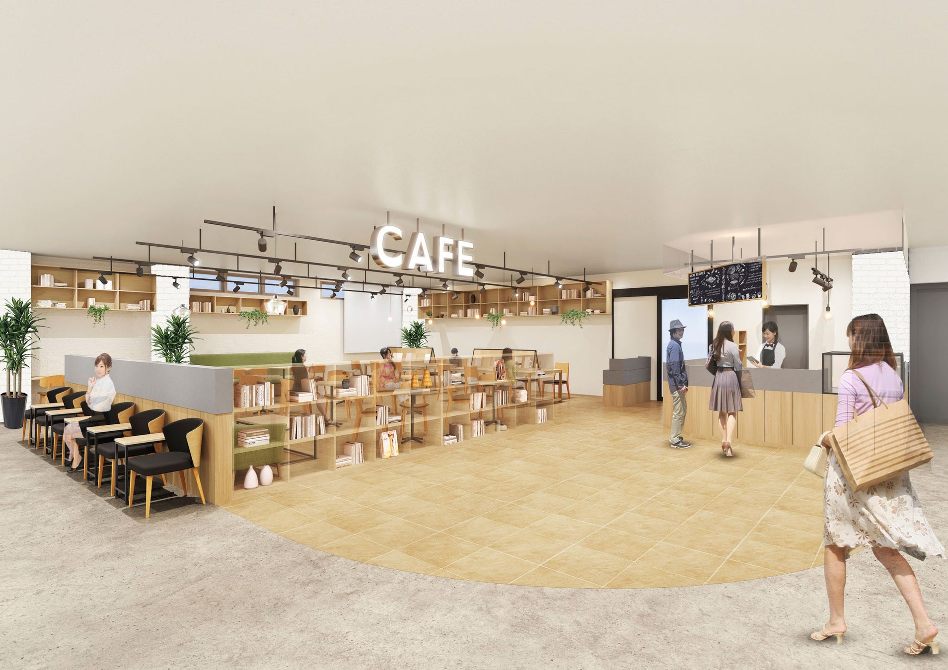 TSUTAYA遊ING城山店 カフェ席を大幅に拡張し「つながり育むコミュニティカフェ」として２０２３年６月３０日にリニューアルオープン‼