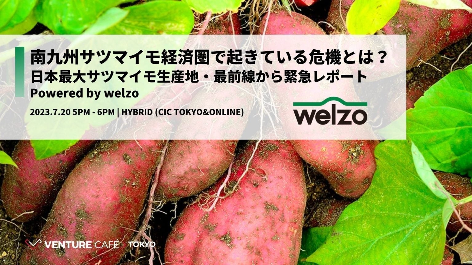 welzo、九州大学をはじめとする産学連携コンソーシアム「SSP」、「最新のサツマイモ市場に関する緊急レポート」発表イベントをVenture Cafe Tokyoにて開催