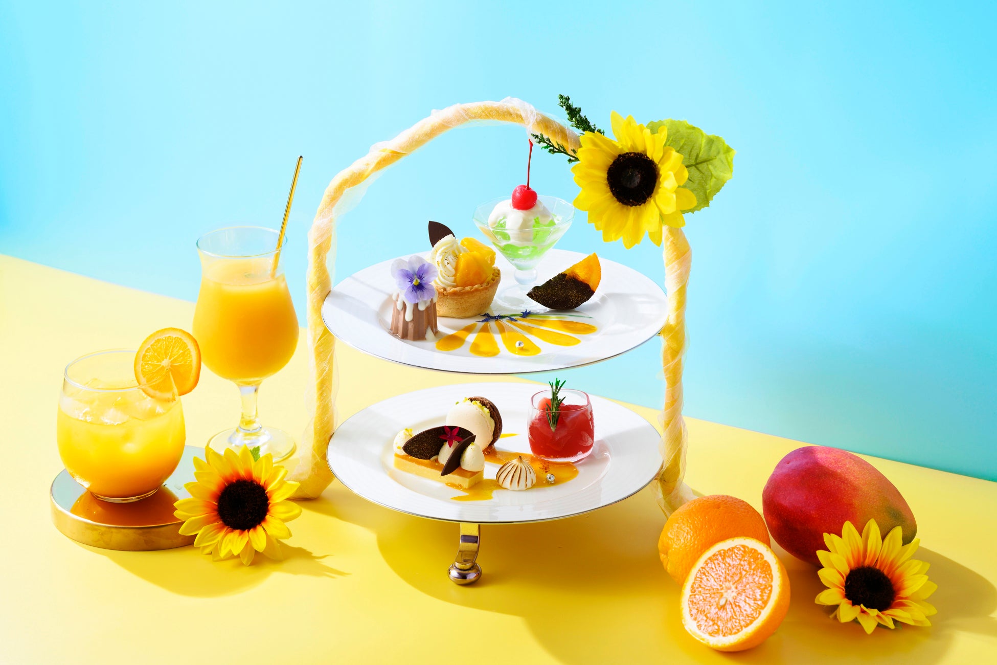 夏のフルーツでビタミンチャージ♡ひまわりがテーマの「Sunflower Holic」