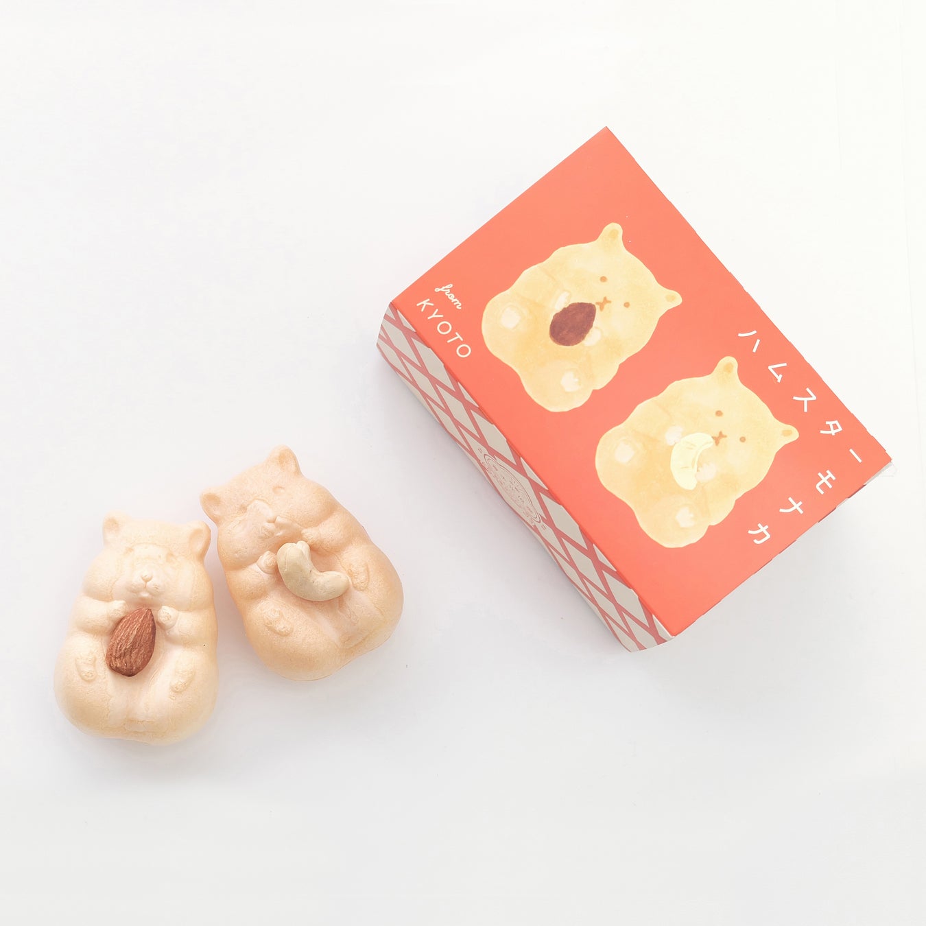 京都発！可愛すぎるお菓子「ハムスターモナカ」の２個入りバージョンが8月1日(火)よりオンラインショップと店頭で販売!