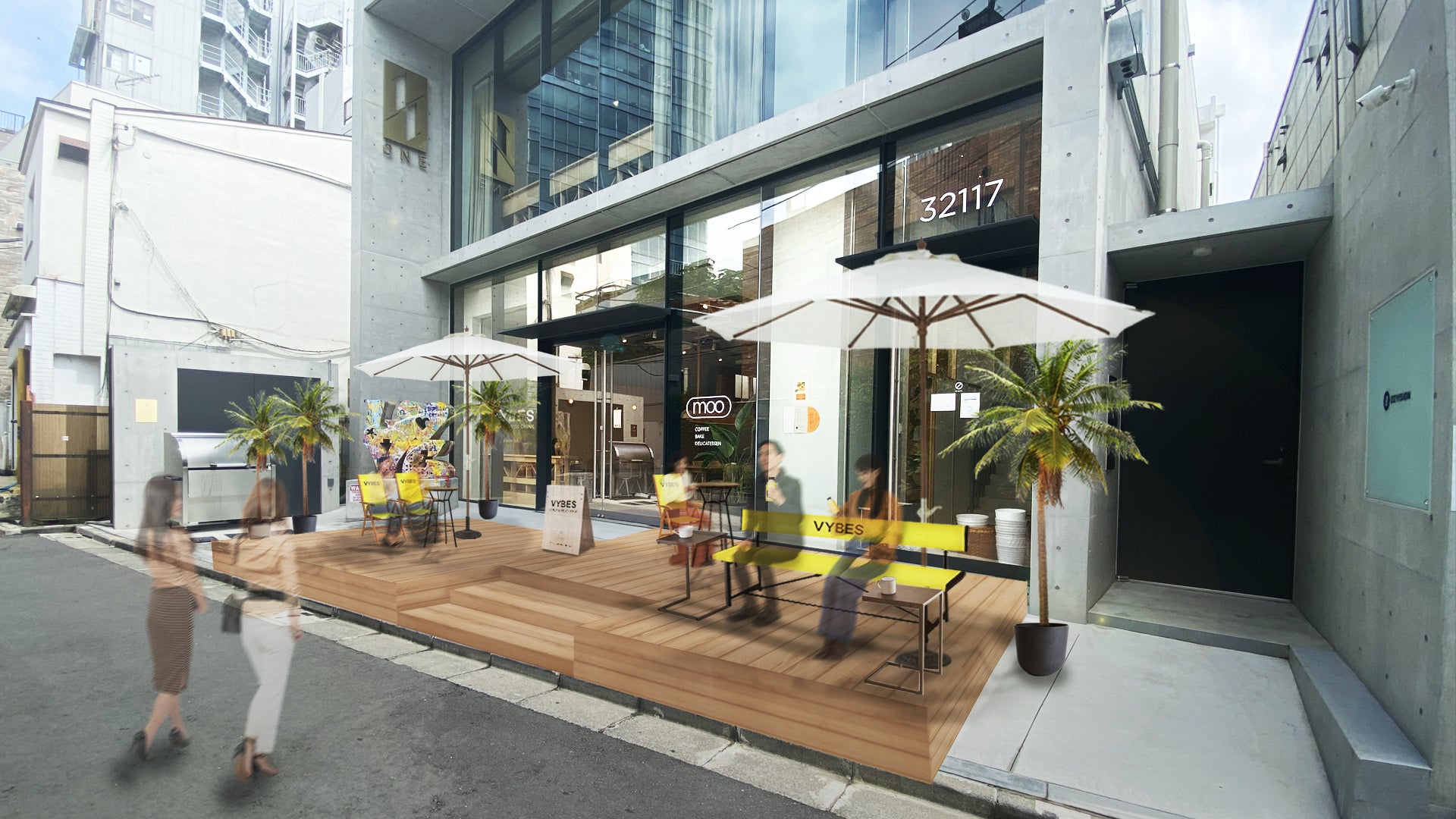 【日本初上陸!!】LA発!マインドフルネスドリンク”VYBES”と原宿にあるオフィス機能のついたカフェ「moo」がコラボカフェをオープン！