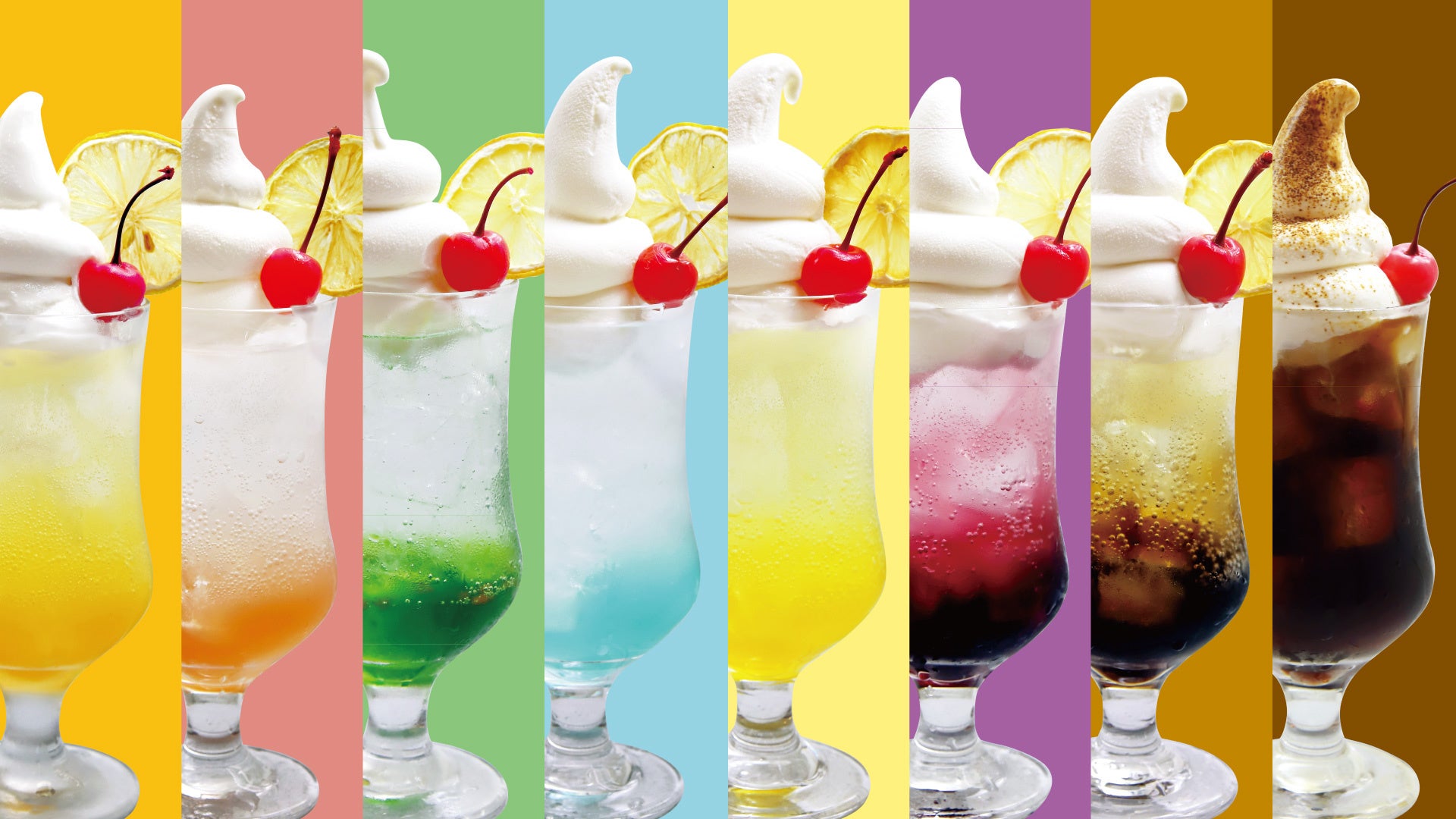 8つの彩りクリームソーダなど、新しくなったカフェメニューが8月7日に登場！大阪万博公園EXPOCITY「BARBARA EXPO RESTAURANT」