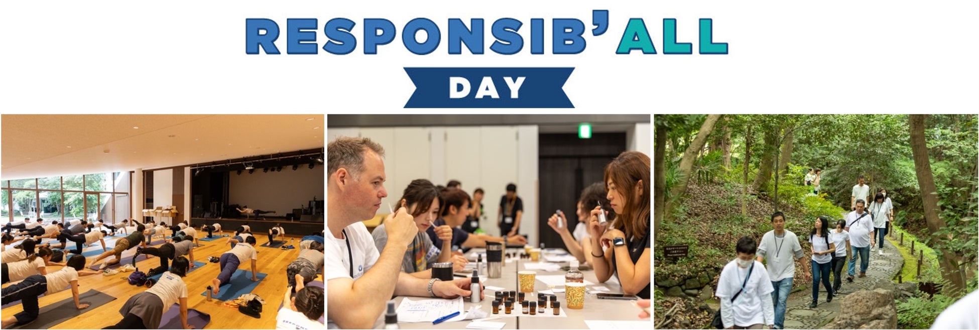 酒類メーカー、ペルノ・リカール グループの74カ国の全社員が一同に企業の社会的責任について考え、行動する「RESPONSIB’ALL DAY(レスポンシボールデイ）」を6月15日に実施