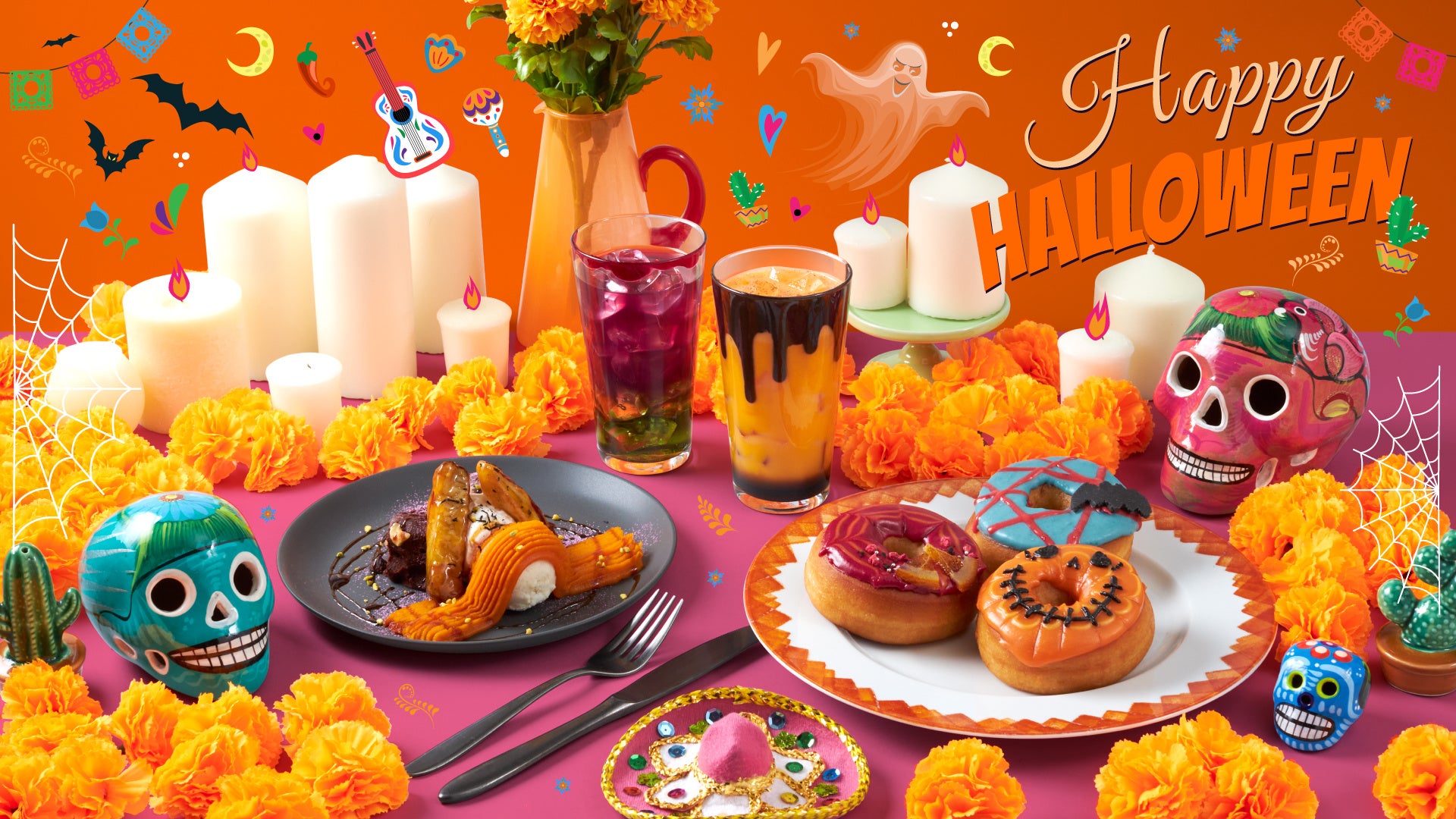 プラントベースフードブランド「2foods」から、「Halloween FESTA」をテーマに賑やかに秋の味覚が堪能できる限定ドーナツコレクション ９月1日発売