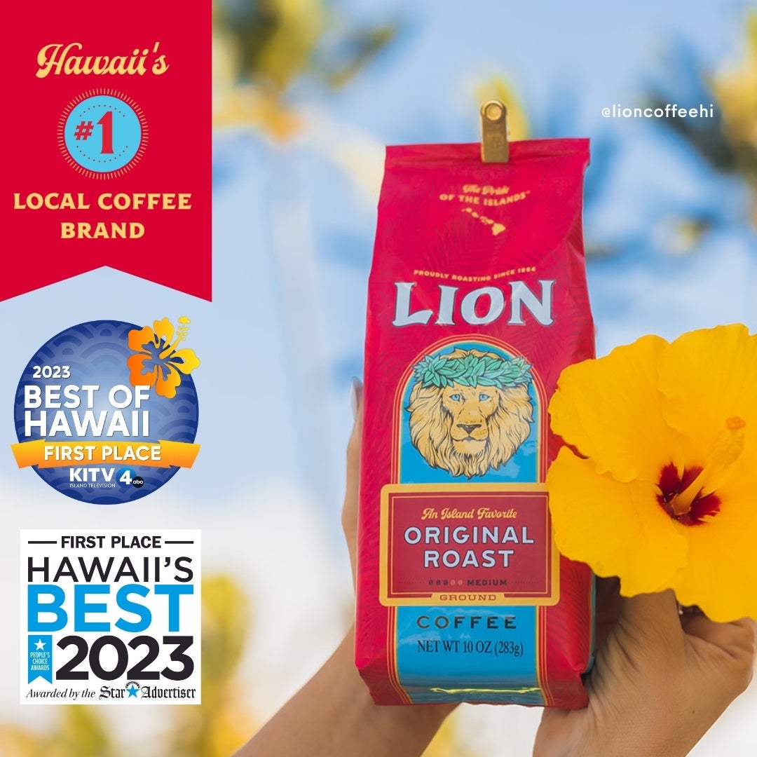 ハワイ人気No.1コーヒーブランド*1 「ライオンコーヒー」7年連続コーヒー部門での“Hawaii’s Best”受賞のご案内