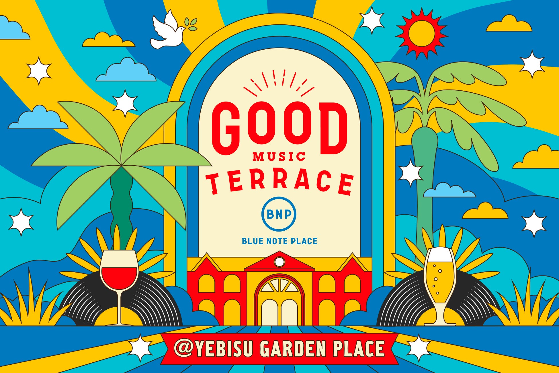 恵比寿ガーデンプレイス時計広場に総勢36名の豪華DJが集結！スペシャルなフード＆ドリンクとグッドミュージックを楽しむ「GOOD MUSIC TERRACE by BLUE NOTE PLACE」開催！