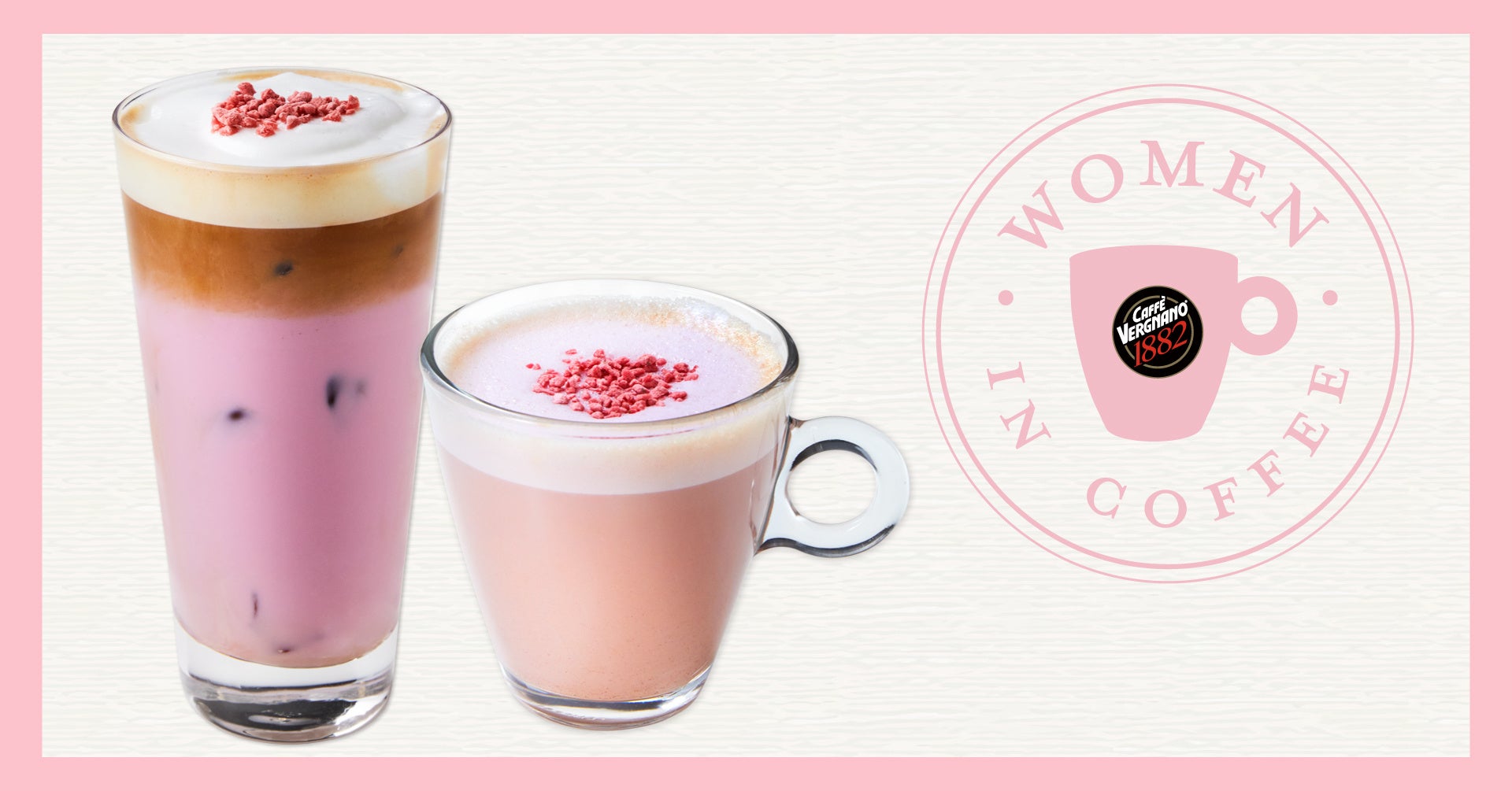 池袋西口公園内のカフェにてピンク色の「カプチーノ」が登場！「Women in Coffee」のコーヒー豆を使用した『ピンクカプチーノ』新発売！