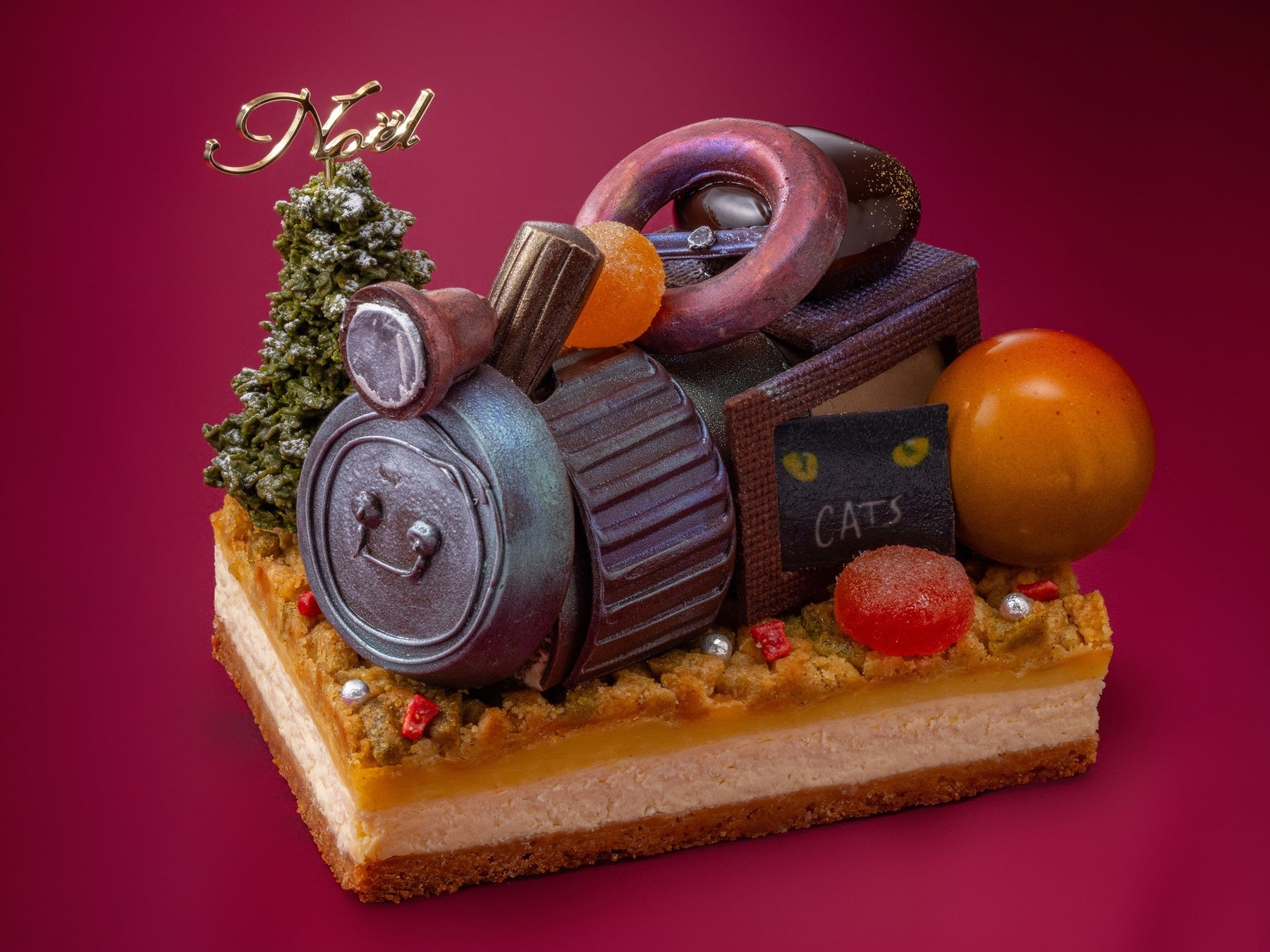 ミュージカル『キャッツ』コラボレーションクリスマスケーキ「スキンブルシャンクス」名古屋マリオットアソシアホテルにて10月1日（日）より販売開始