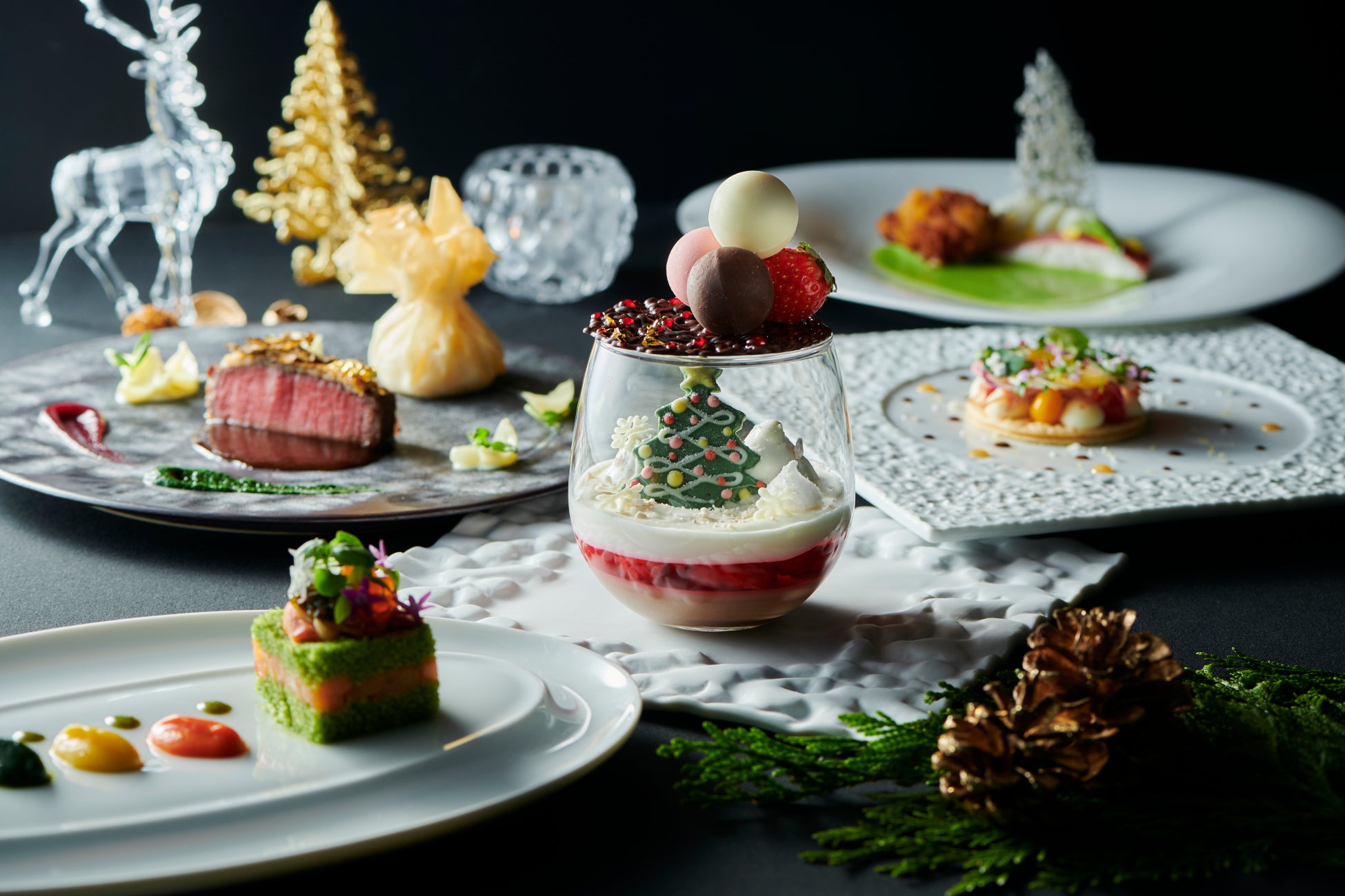 【クロスホテル札幌】北海道食材やサステナブル・シーフードなど環境を意識した「クリスマスディナー」を本日から予約開始