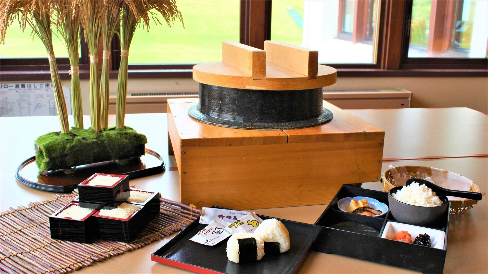 ホテルハーヴェストスキージャム勝山 新米フェア「地元のお米でおにぎり作り体験」開催