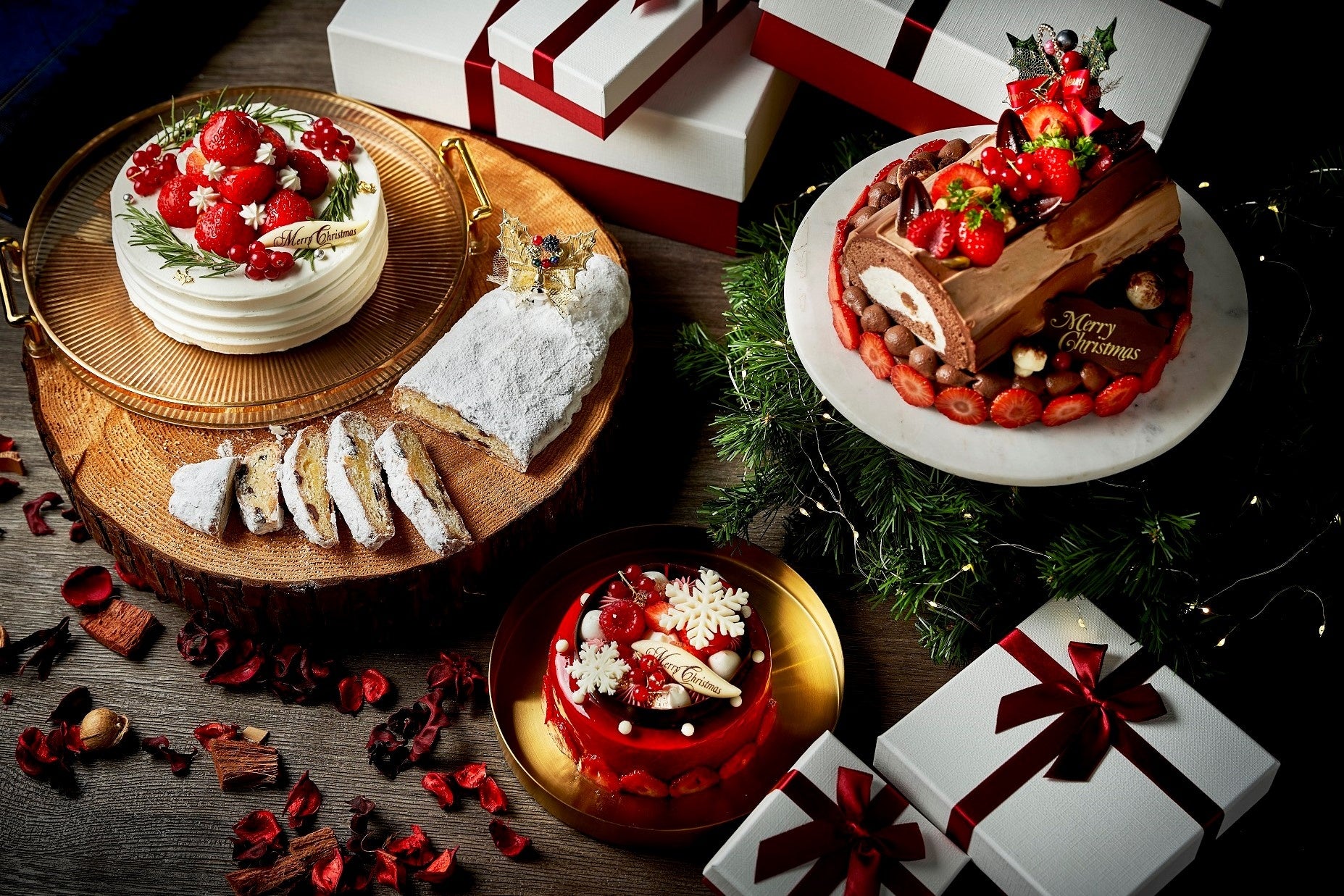 【ウェスティン都ホテル京都】華やかにホリデーシーズンを彩るクリスマスケーキコレクション　予約受付開始