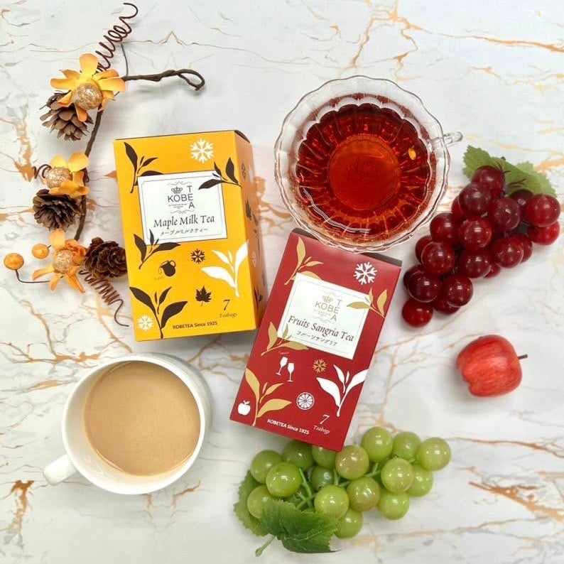 神戸紅茶からホッと温まる冬のシーズナルティー「フルーツサングリア」＆「メープルミルクティー」が発売開始！