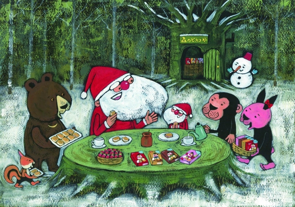 人気声優 花江夏樹さんによる読み聞かせが楽しめるビスコオリジナルのクリスマス絵本動画「森のビスコ屋さん」を11月14日（火）より公開