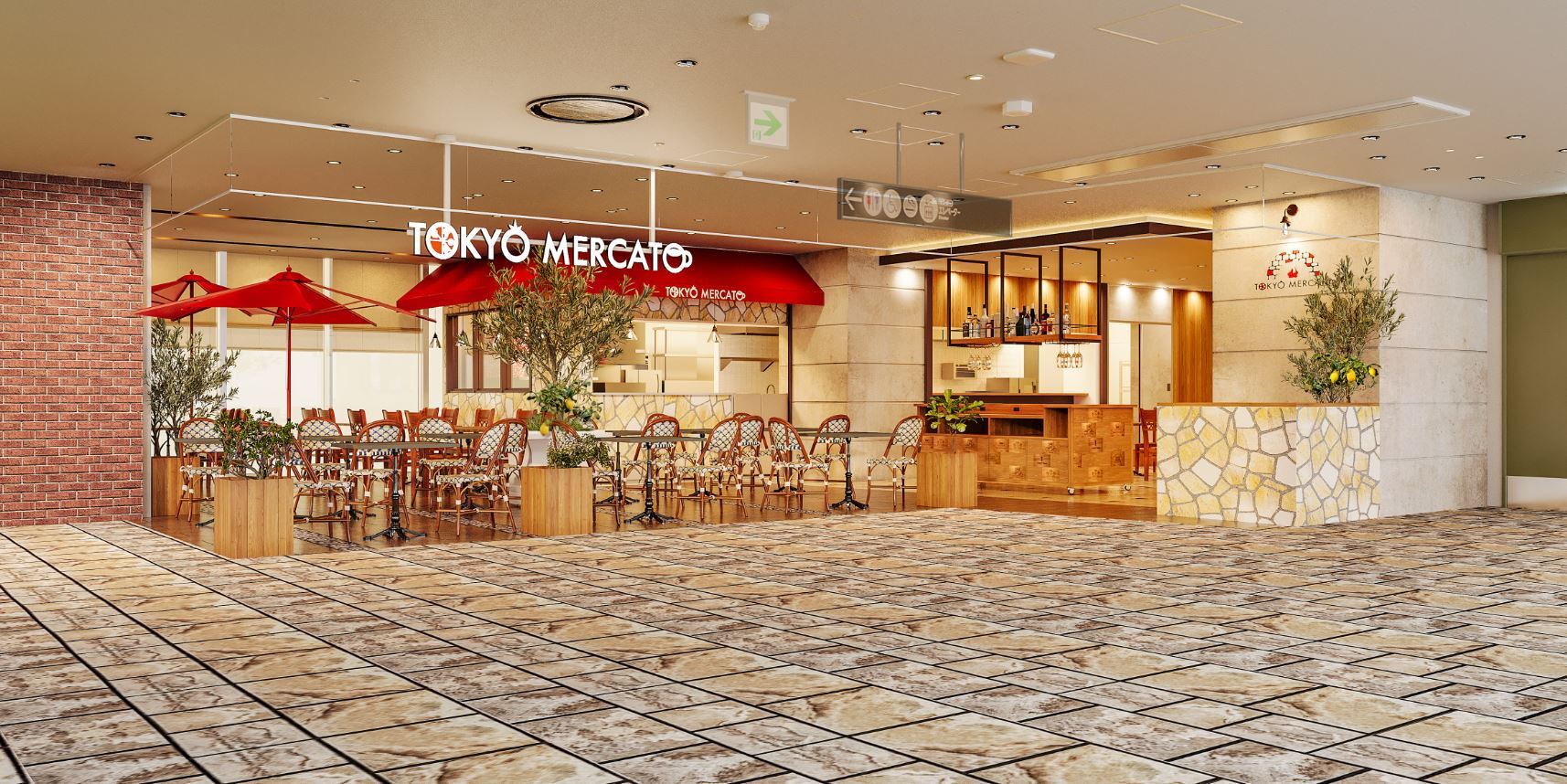 西日本初出店となるイタリアンレストラン
「TOKYO MERCATO」12月13日（水）オープン
