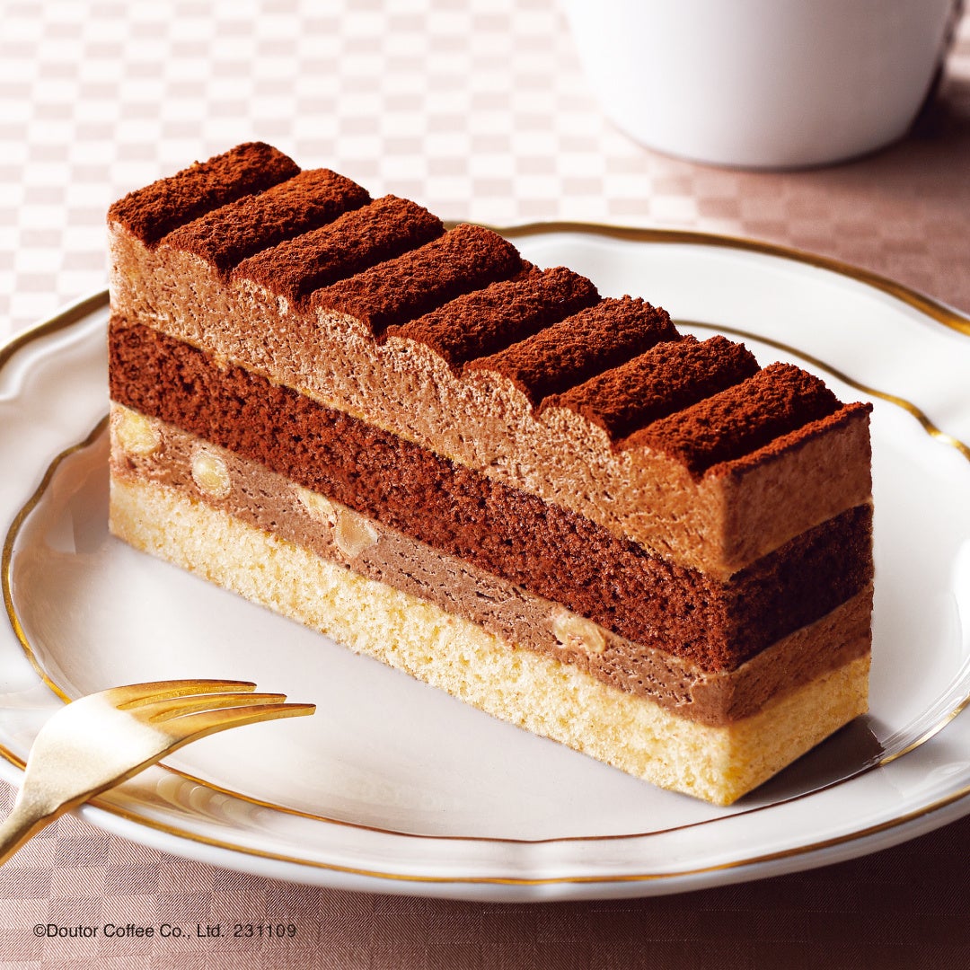 ドトールコーヒーショップ　見た目もかわいい「チョコムースケーキ」　12月14日（木）より発売