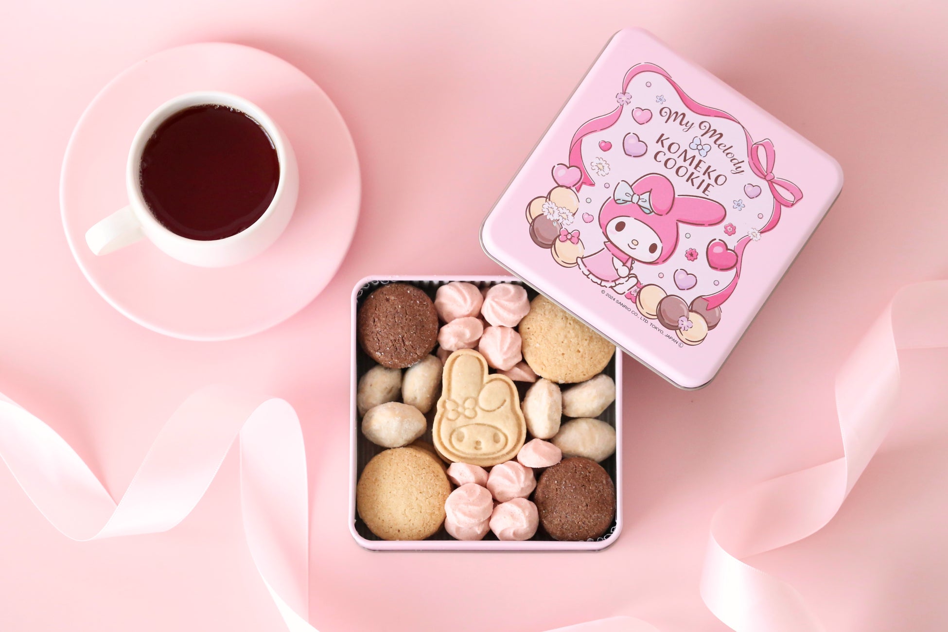 【マイメロディ コラボ】グルテンフリーに対応した『米粉クッキー缶』を2月1日より新発売！