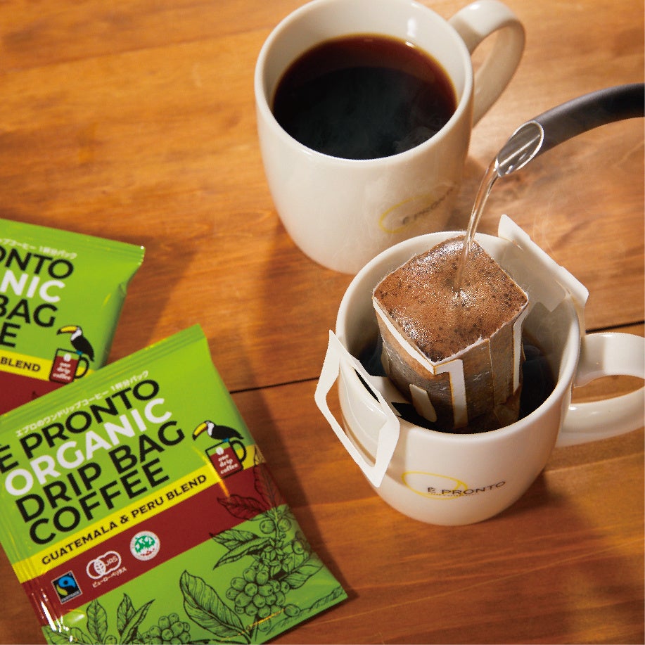 Makuake先行販売で目標金額達成「トリプル認証ドリップバッグコーヒー」2月27日より全国のエプロントにて店舗販売開始