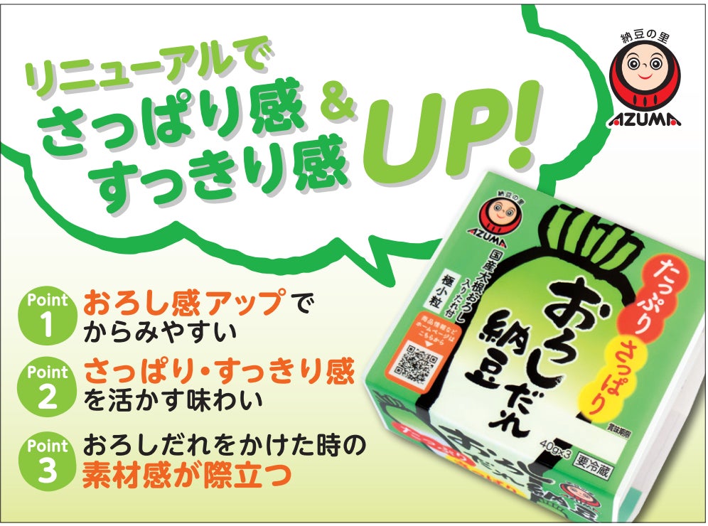 納豆ひとすじ７３年　あづま食品が、オリジナルクオカード500円分が当たるキャンペーンを実施。