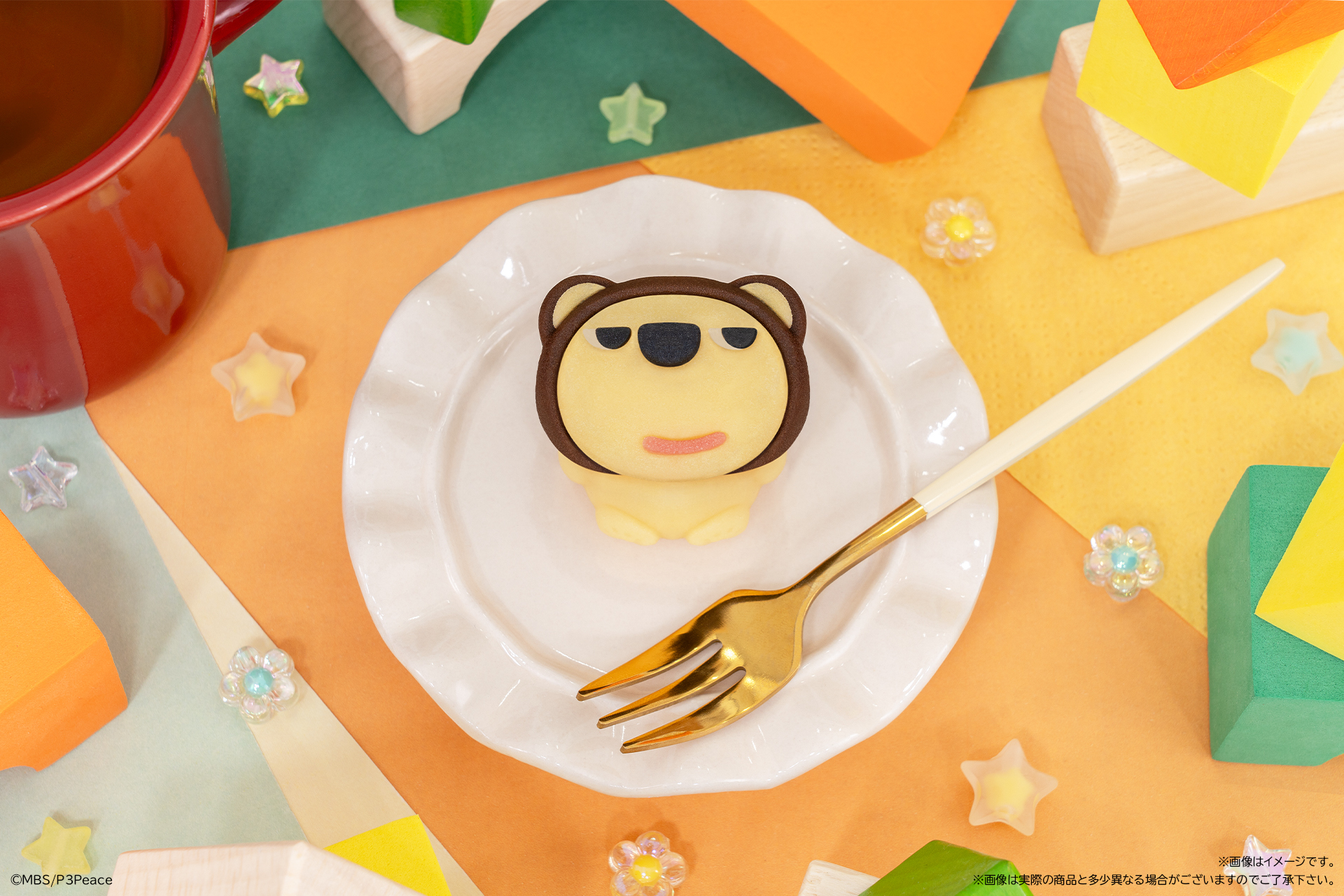 20周年を迎えたMBS毎日放送のPRキャラクター
“らいよんチャン”が食べマスシリーズに初登場　
ほくそ笑んだ表情が何ともかわいくおいしい和菓子！