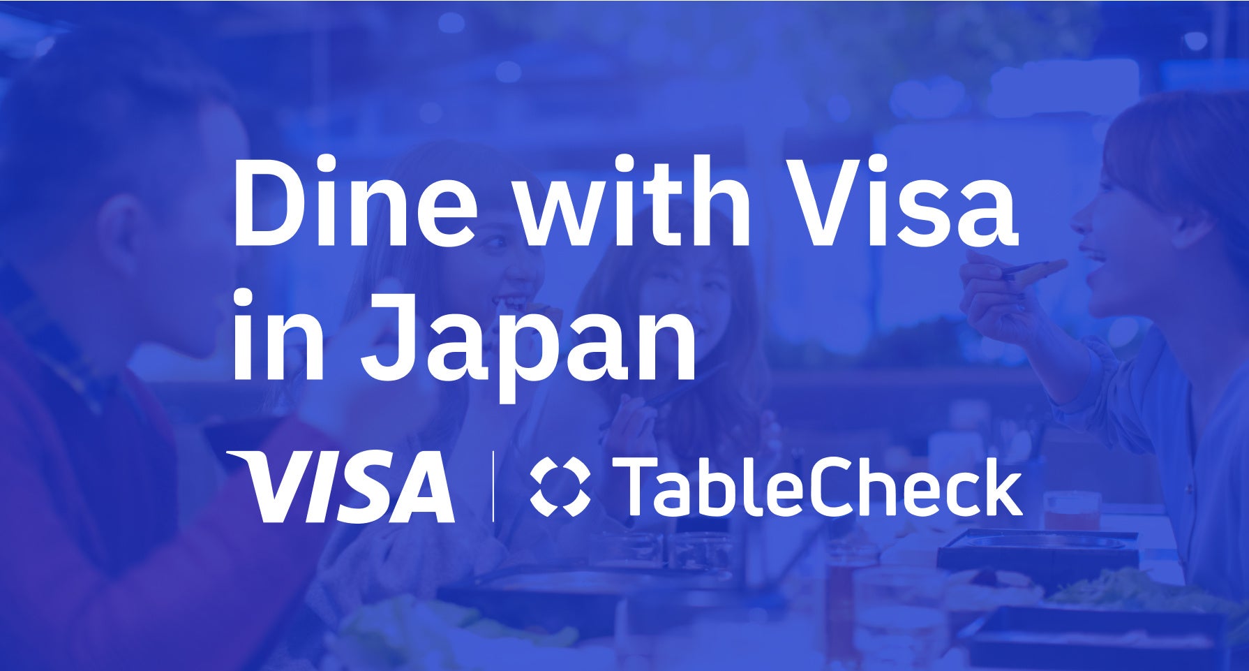 テーブルチェック、グローバル決済ブランド「Visa」と共催