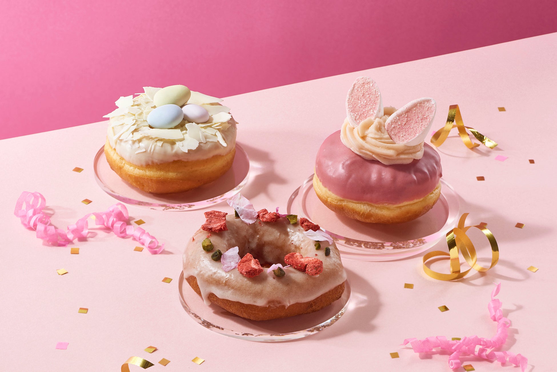 “hello spring donuts”春の訪れを感じるイースターをイメージしたドーナツが4月1日(月)に登場！