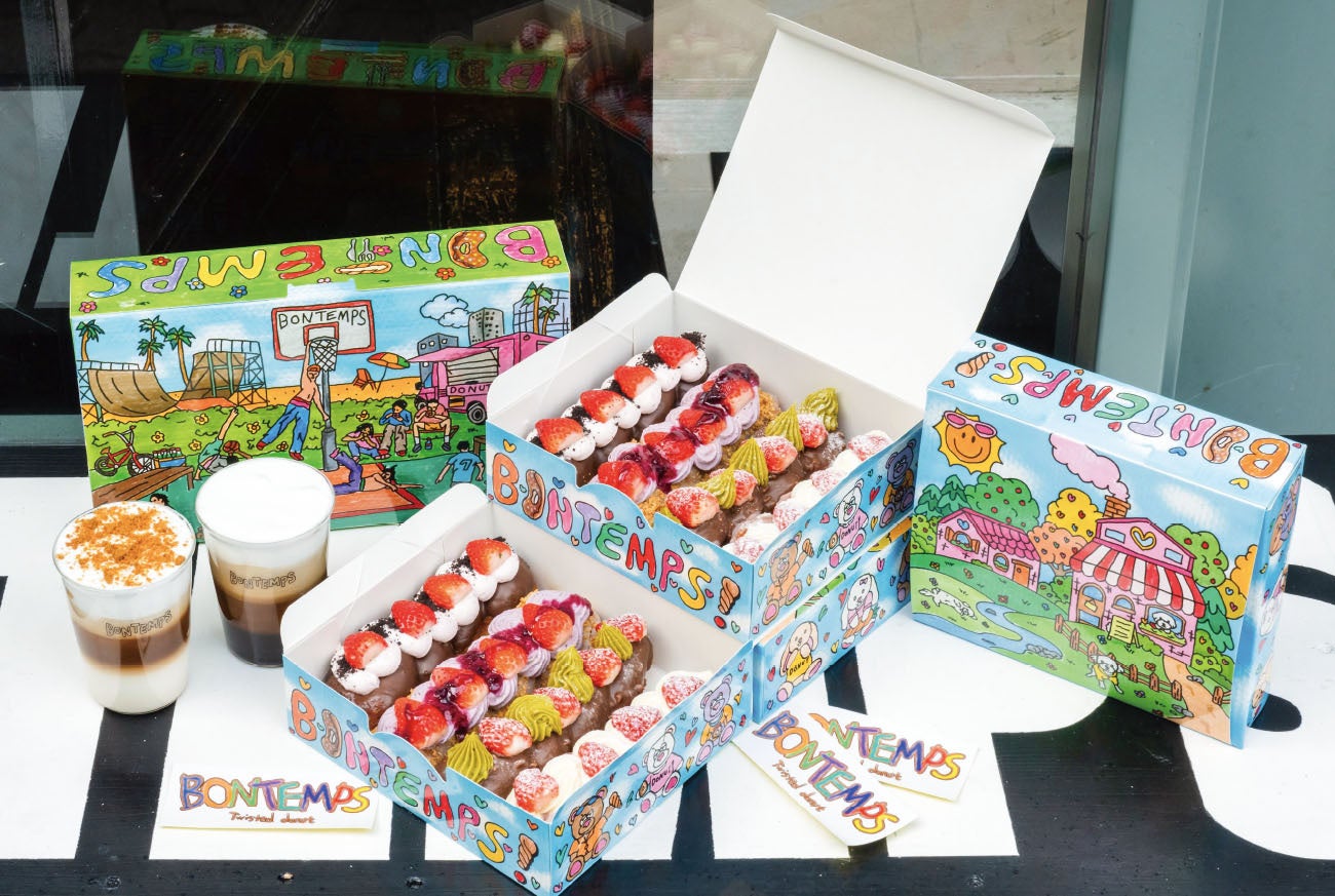 絶品韓国ドーナツが人気沸騰中！『BONTENPS』でストロベリーフェア開催！