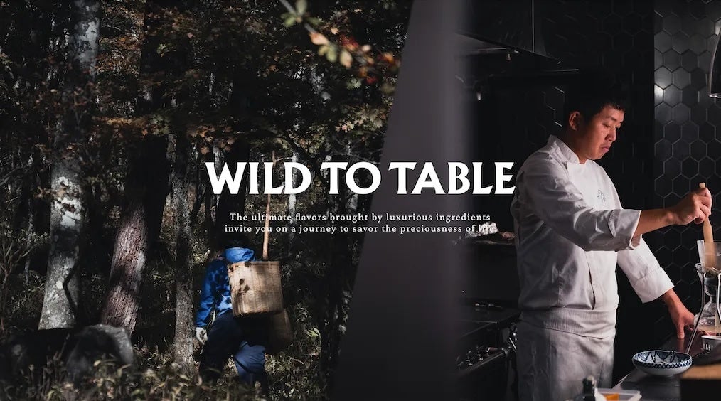 美食×食材調達体験を提供する美食倶楽部「WILD TO TABLE」のクリエイティブプロデュース実績公開