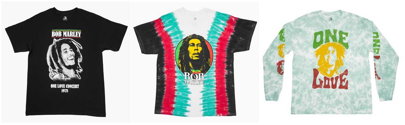 アメリカンレストラン 「ハードロックカフェ」 ロックショップ「Bob Marley Collection」 ボブ・マーリーTシャツが登場