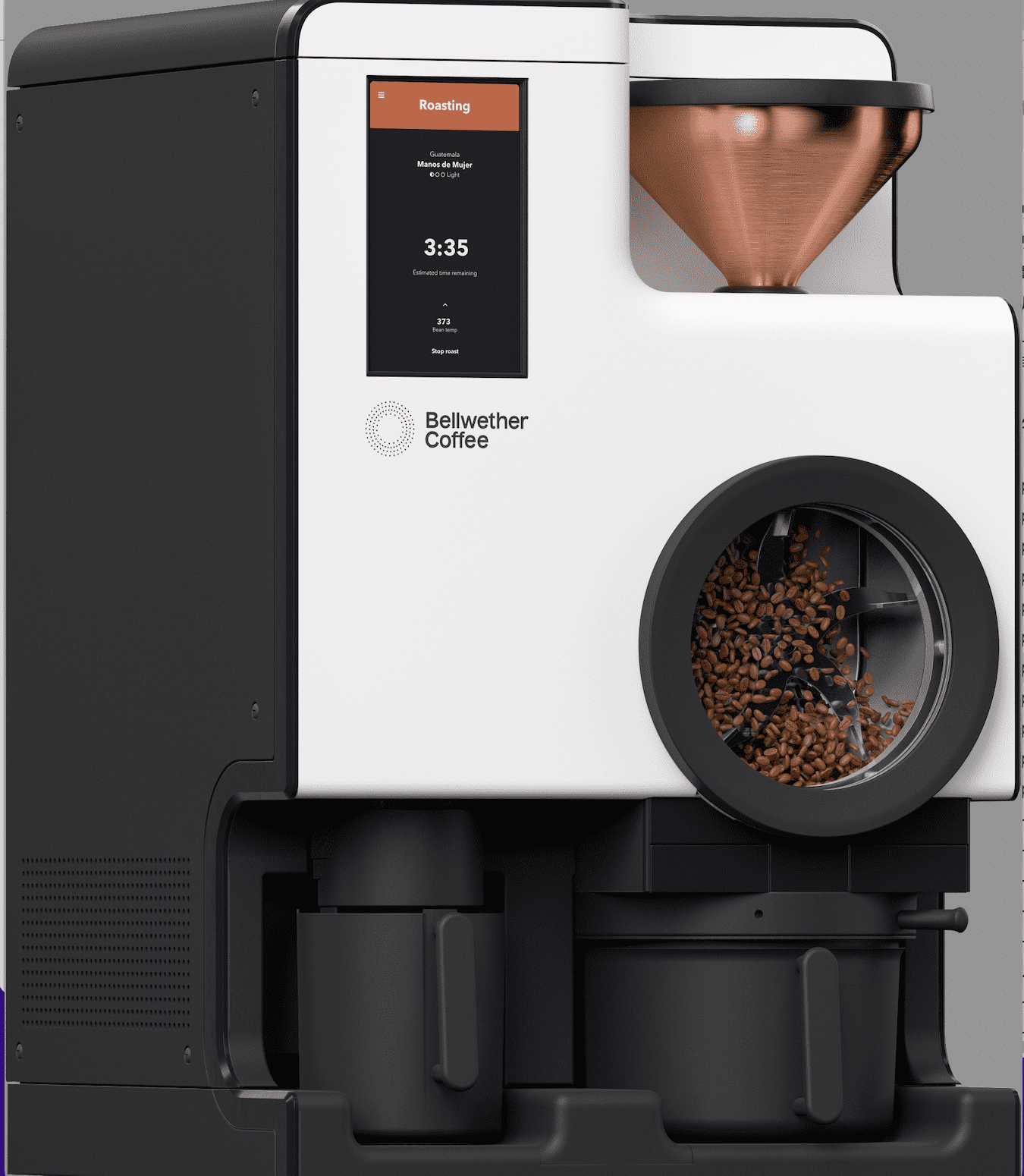 コーヒーマシンのプロフェッショナルカンパニー　
ブルーマチックジャパンがマイクロ焙煎機の革命的企業
Bellwether Coffee(アメリカ)と提携　
コンパクトな業務用焙煎機でコーヒービジネスをサステナブルに