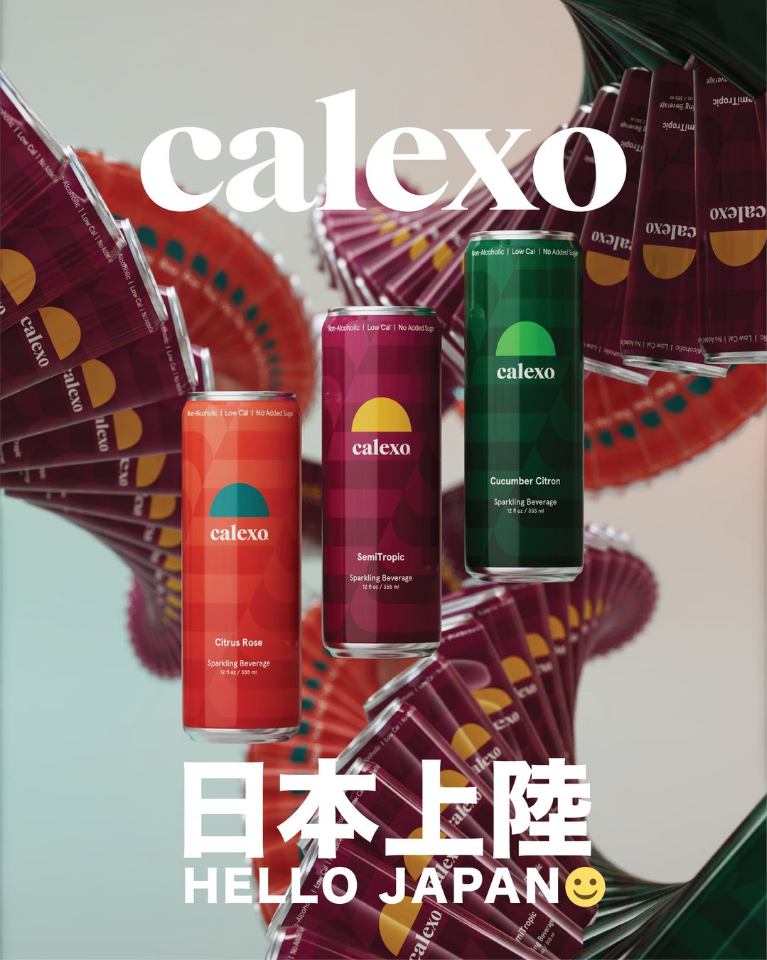 CALEXO JAPAN、LA発プレミアムノンアルカクテル「CALEXO」を日本発売決定！