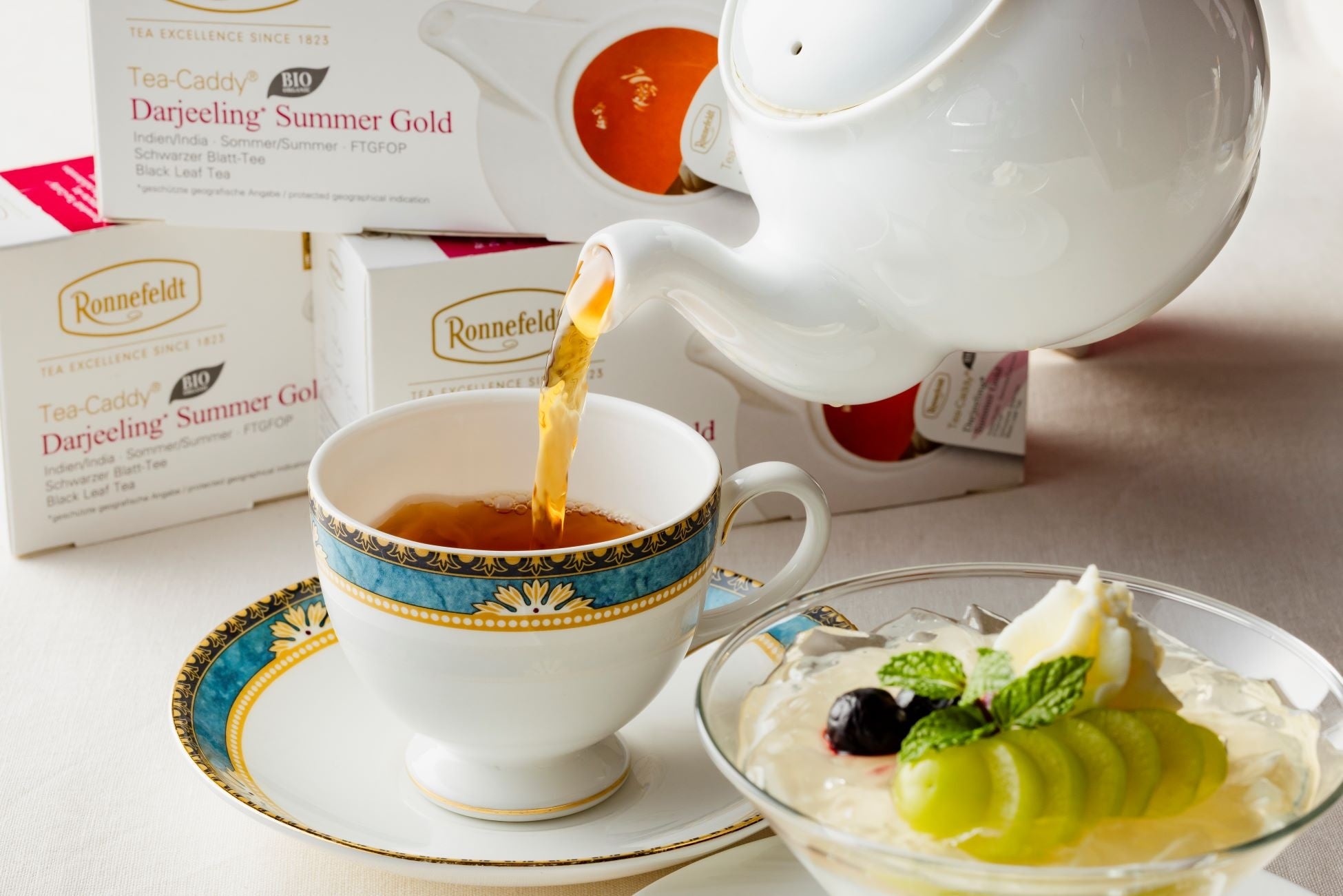 【ホテルグランヴィア広島】紅茶のプロフェッショナルが厳選！季節の紅茶を楽しむ『ペアリングティーセット』提供開始