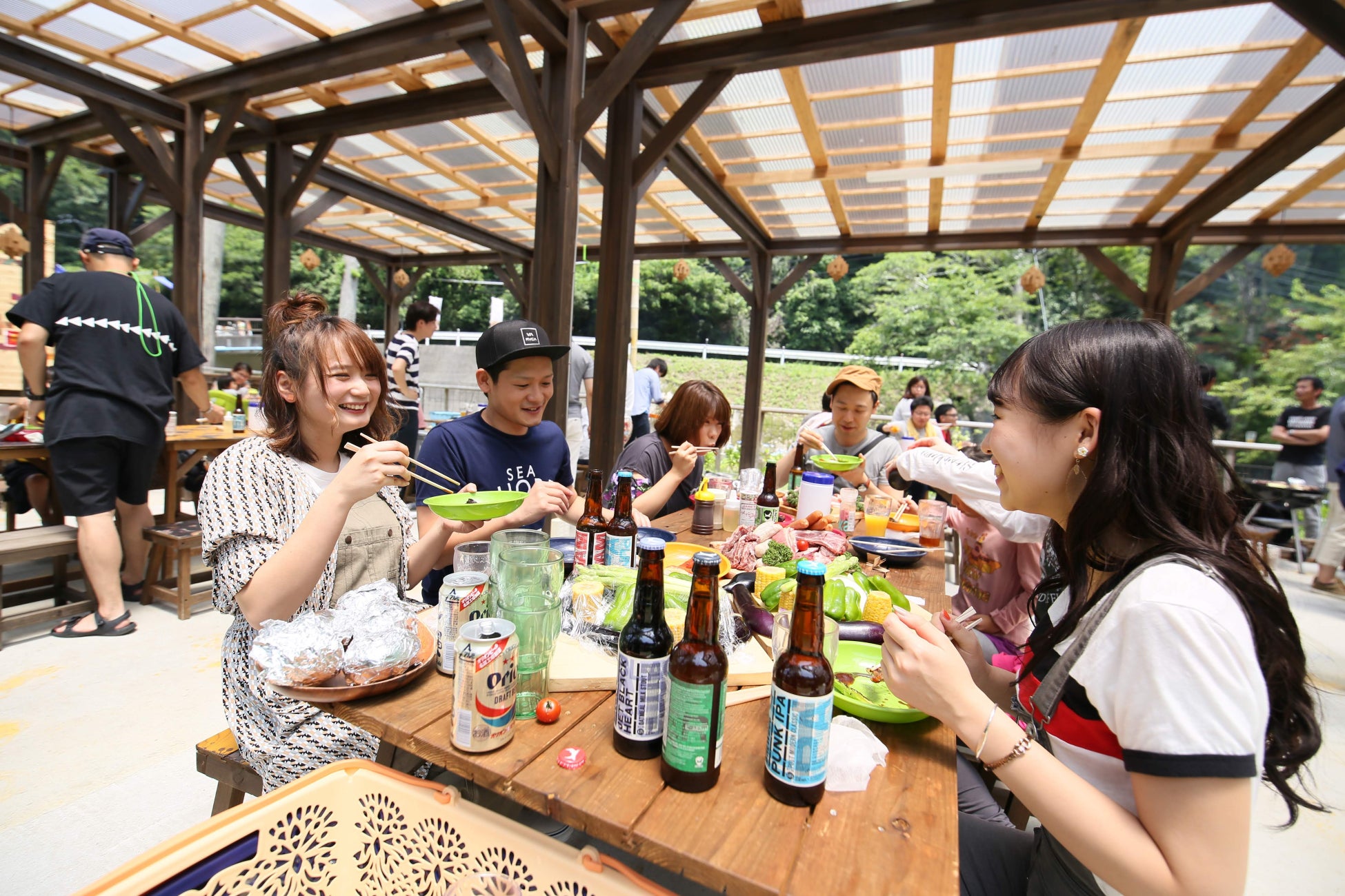 愛知県『ウッドデザインパーク岡崎』お得なバーベキュー団体メニューで、食べて・飲んで、楽しんで！団体メニューが販売開始