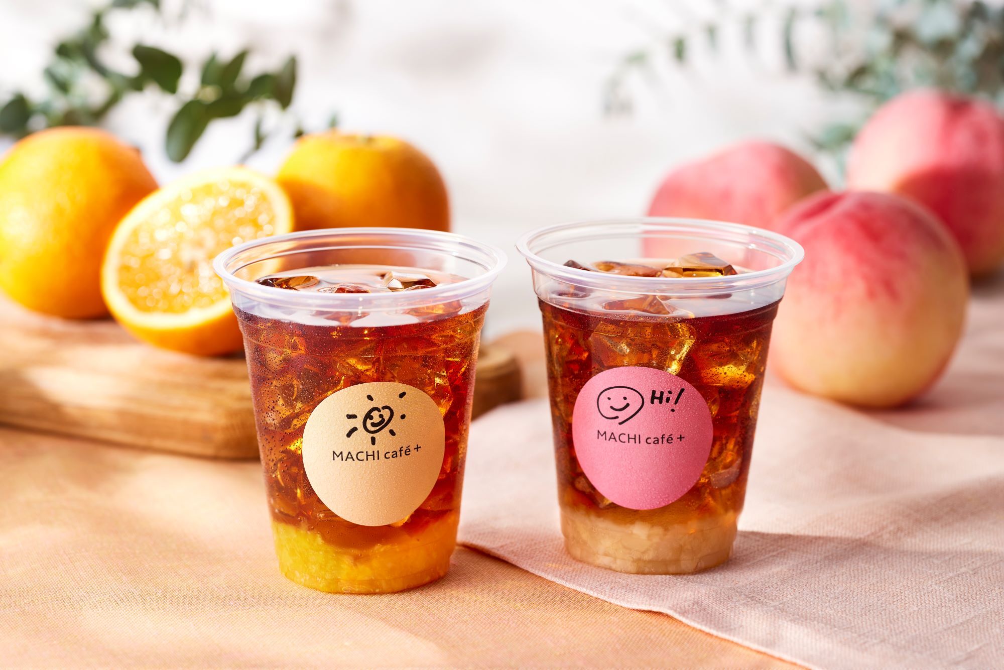 「MACHI cafe＋」初のフルーツ味わうティーメニュー2種が登場！　
昨夏大好評だった「ハーバルレモネードトニック」の再発売も決定