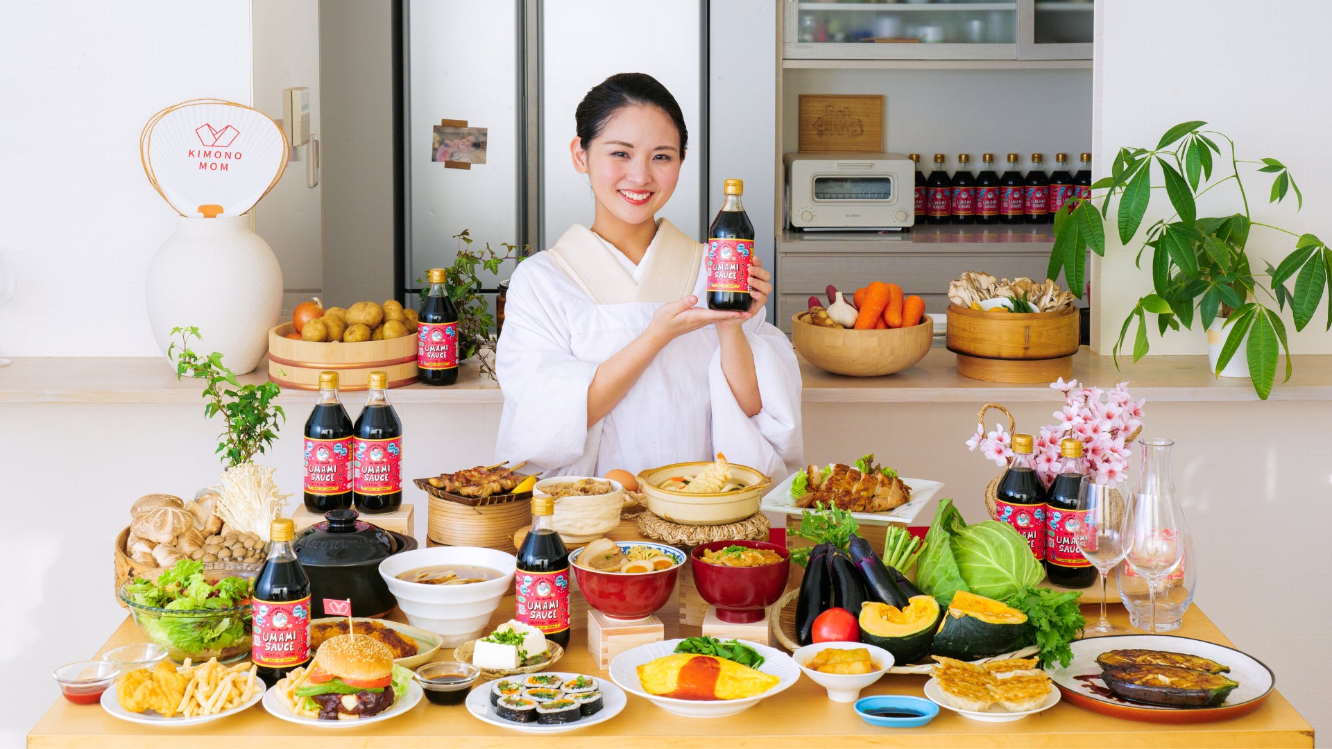 日本の家庭の味を世界に広める！主婦インフルエンサー Kimono Mom 開発の調味料が全米展開のスーパーに採択。店舗を回る全米横断ツアーのクラウドファンディングが500万円突破。