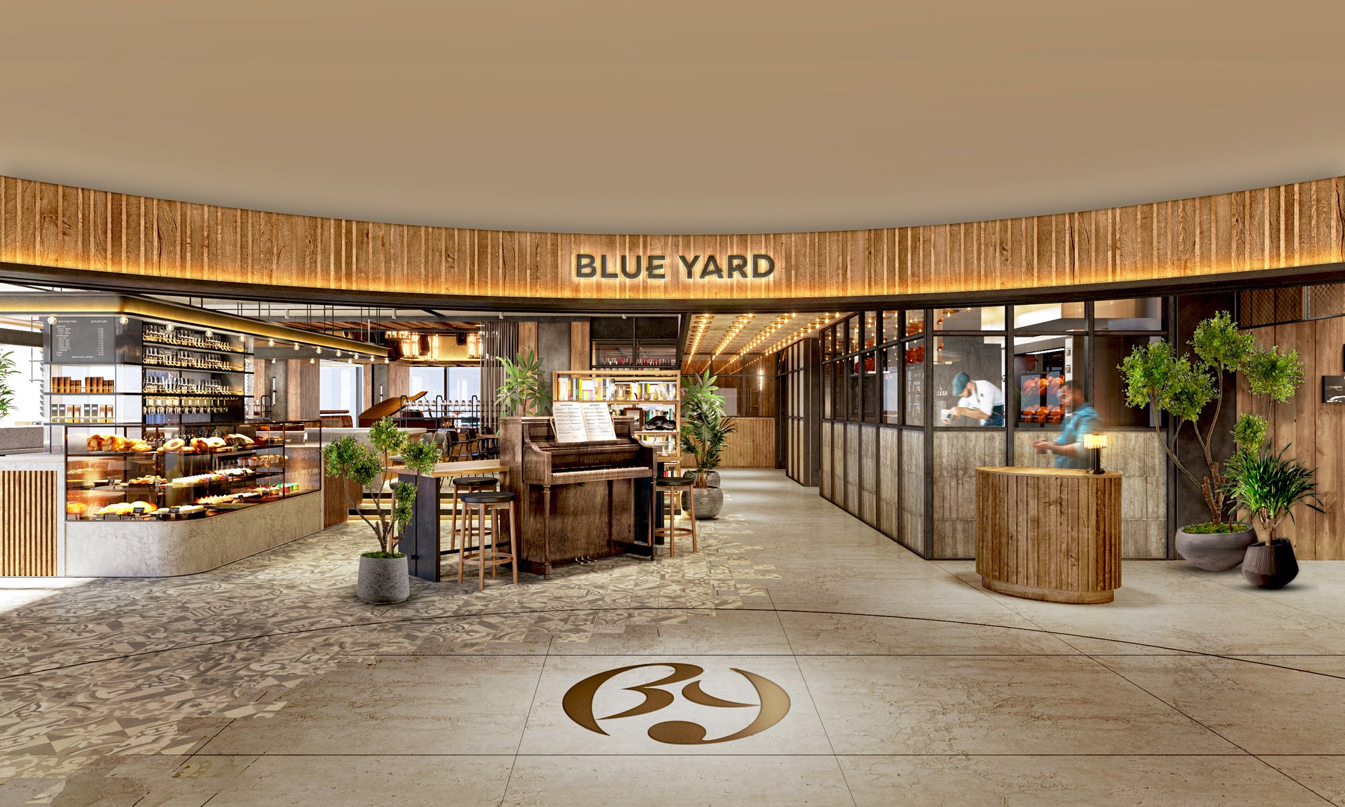 新たな複合型店舗「BLUE YARD」が2024年7月31日(水)、JR大阪駅新駅ビル「イノゲート大阪」バルチカ03内にオープン