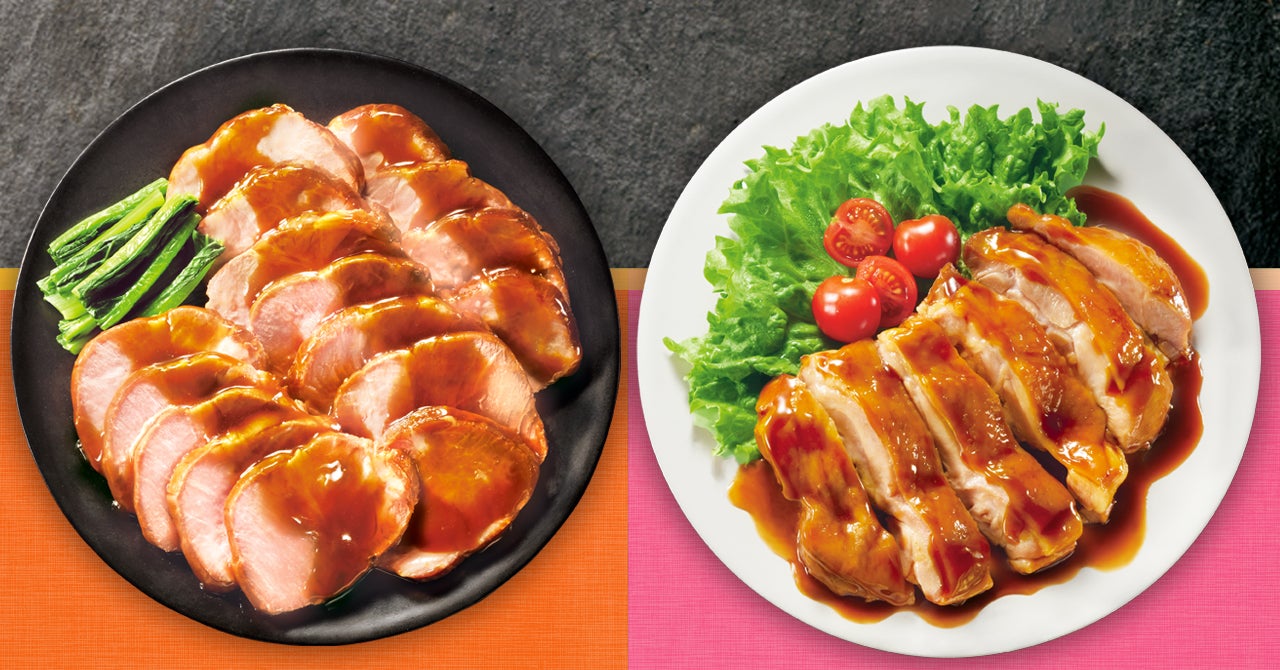 “簡単3ステップレンジ用調味料”『しっとり煮豚の素』『てり旨チキンの素』 新発売