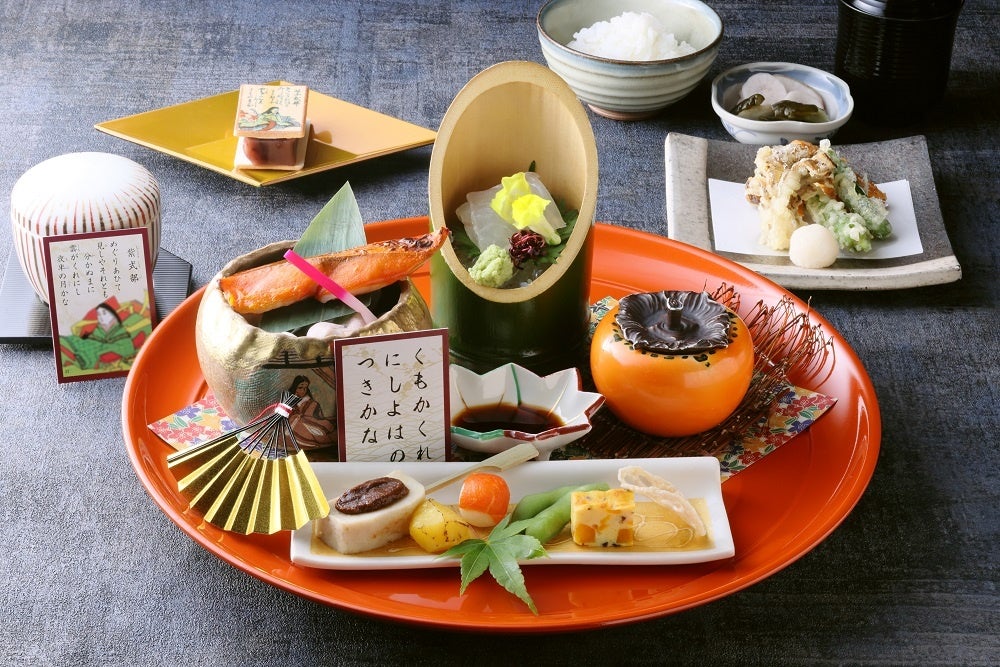 【琵琶湖ホテル】“かるたの聖地・大津”ならではのおもてなし　松茸、秋刀魚など秋の味覚を楽しむ『百人一首ランチ』