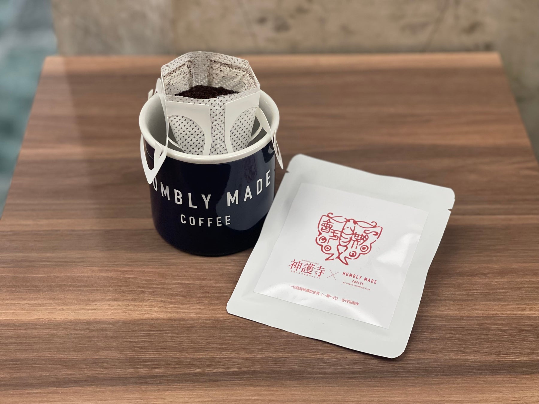 HUMBLY MADE COFFEE　神護寺展特別パッケージが会場限定発売。