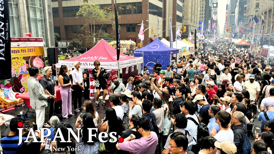 ニューヨーク州上院議員らも和牛絶賛！タイムズスクエアで開催の”JAPAN Fes × Wagyu Fes”に1万5,000人来場。