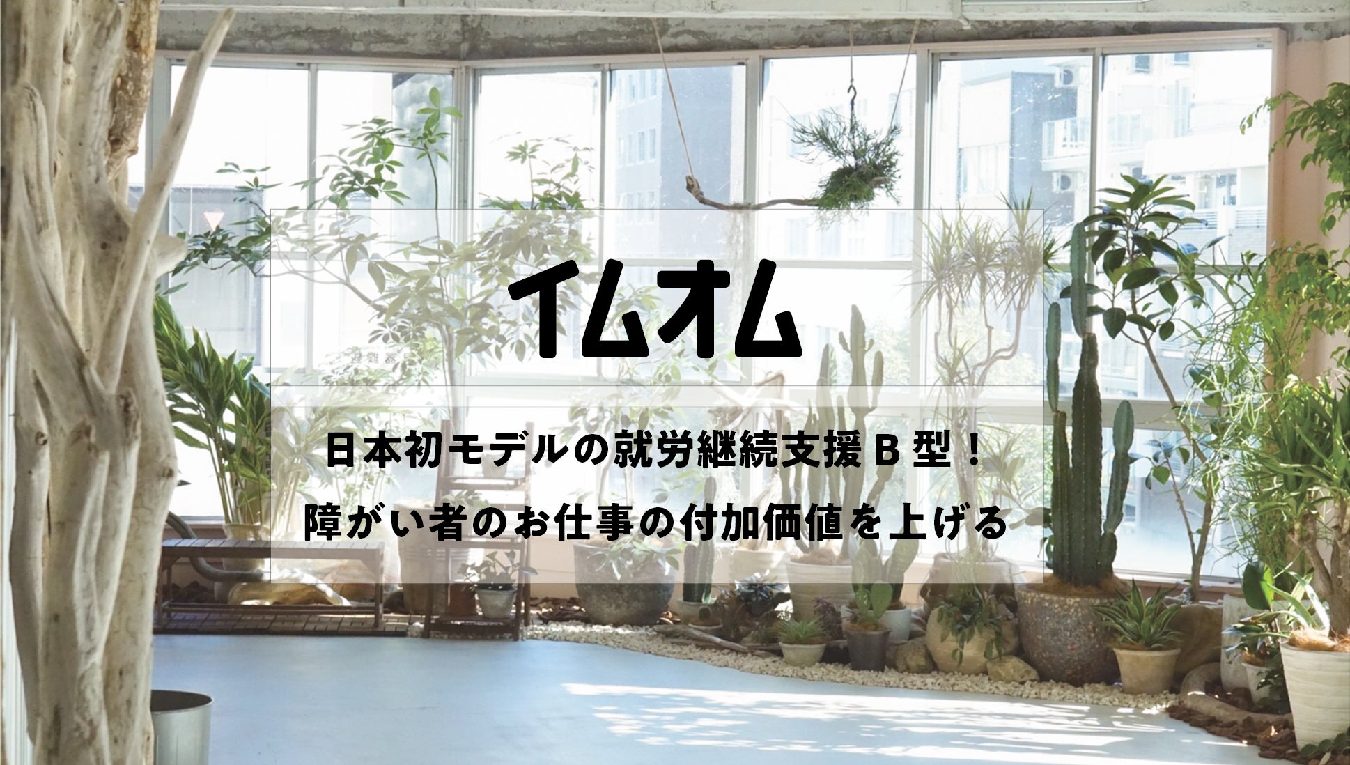 【日本初のモデル】障がい者がカフェの”裏方”作業を通じて新たな価値を創出する未来への挑戦。IMOMの6拠点目となる「イムオム藤が丘」が、2024年10月1日に開所します！