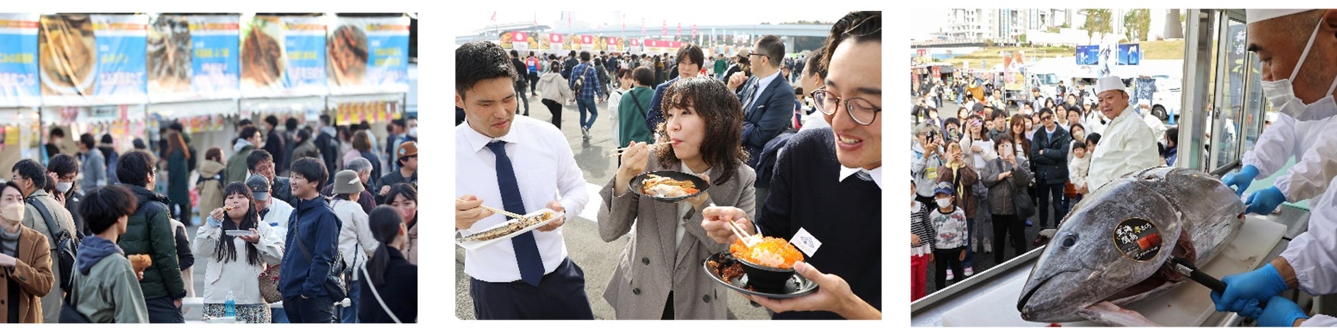 累計来場者190万人　日本最大級の魚介グルメフェスSAKANA&JAPAN FESTIVAL魚ジャパンフェス2024 in お台場同時開催発見！ふくしまお魚まつり食べて応援！ニッポンの幸エリア