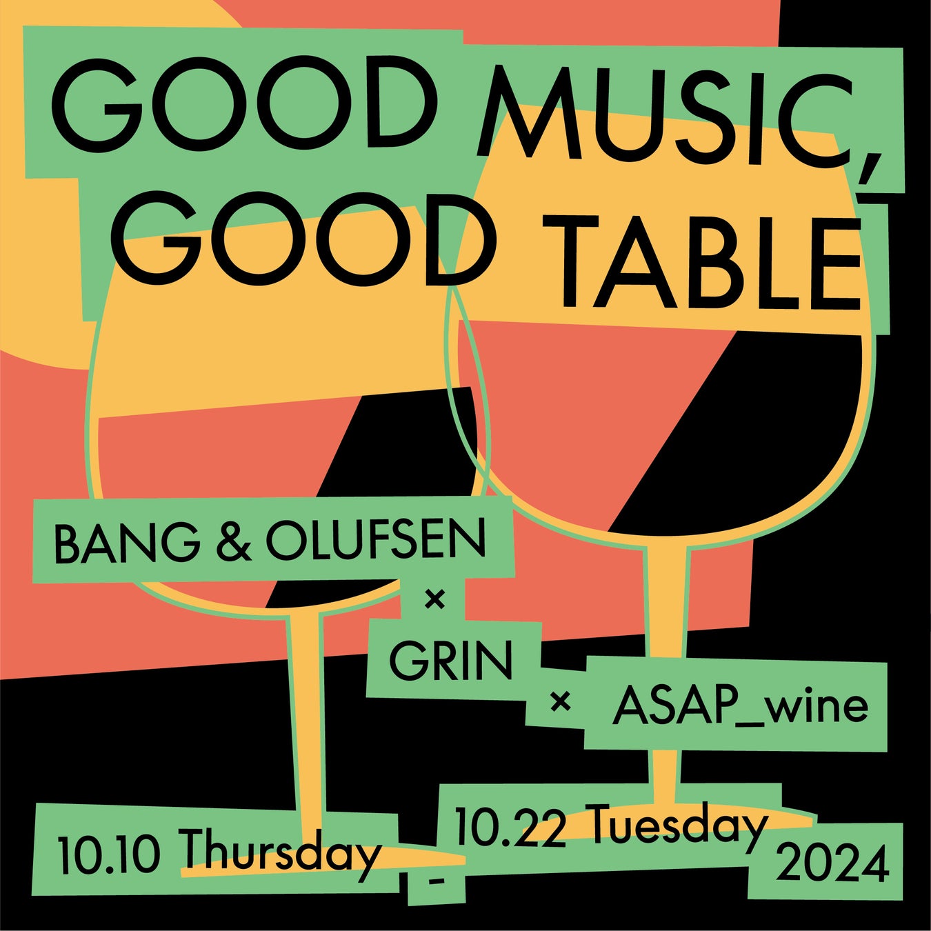 Bang & Olufsenが上質な音楽と“おいしい”時間を提案する企画「GOOD MUSIC, GOOD TABLE」をスタート！