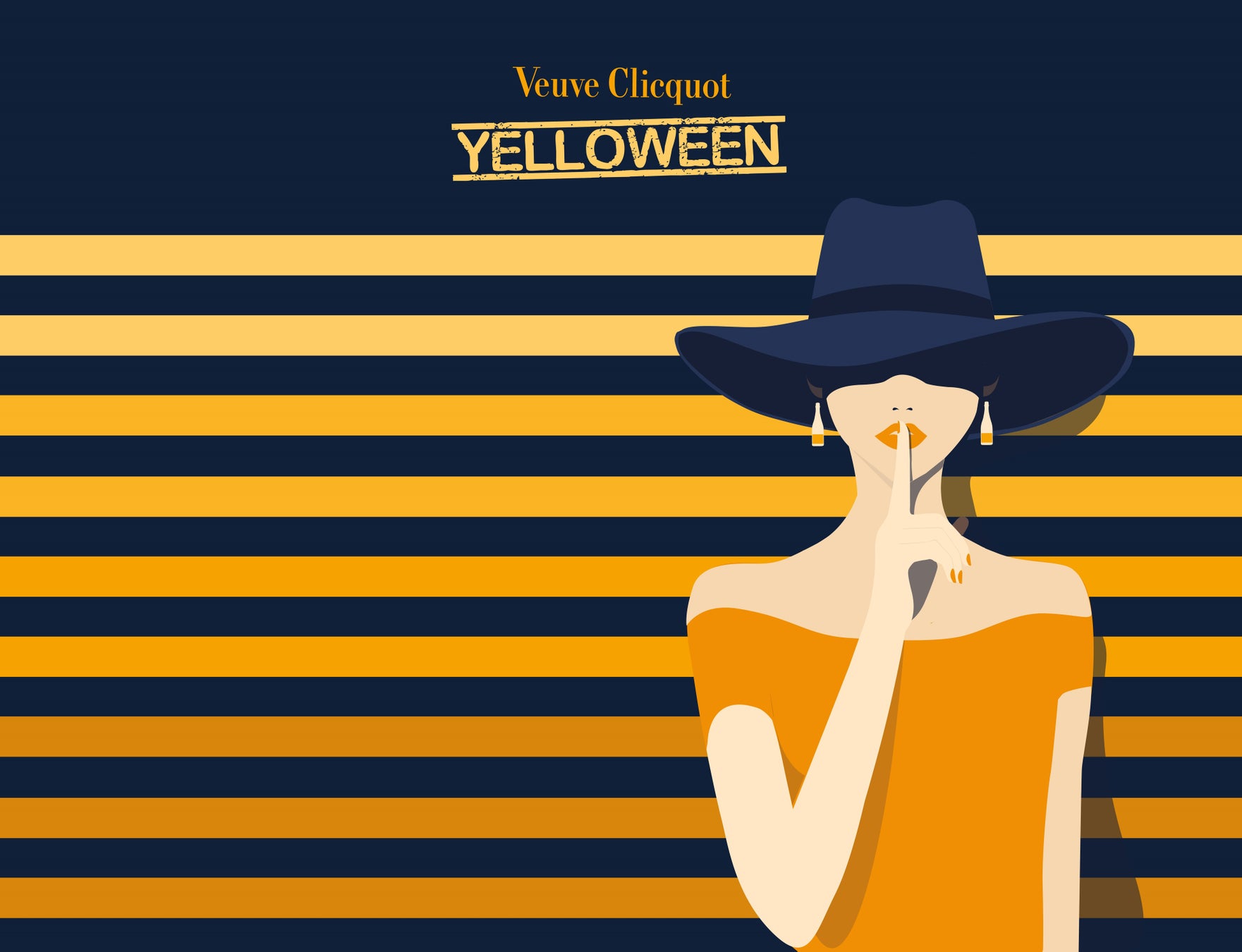 ヴーヴ・クリコ イエローラベルと楽しむハロウィン「Veuve Clicquot Yelloween（ヴーヴ・クリコ イエローウィン）」