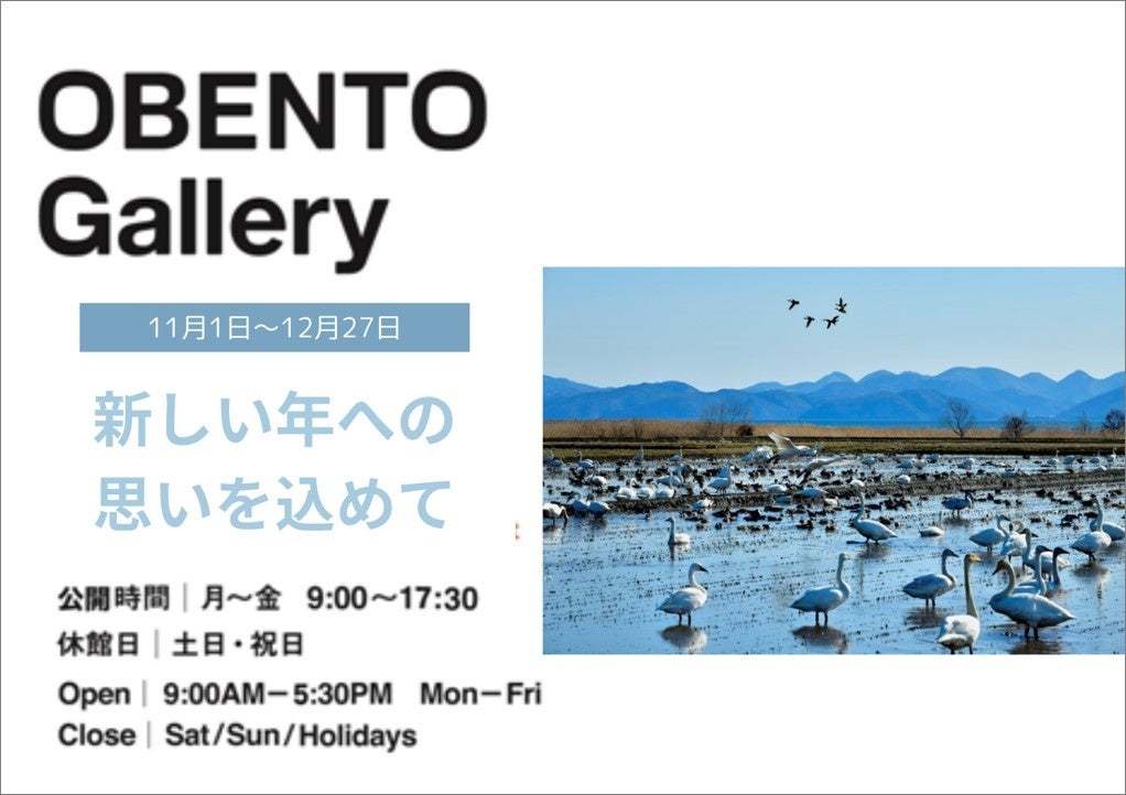 Plenus OBENTO Gallery 「新しい年への思いを込めて」展　11月１日（金）より開催