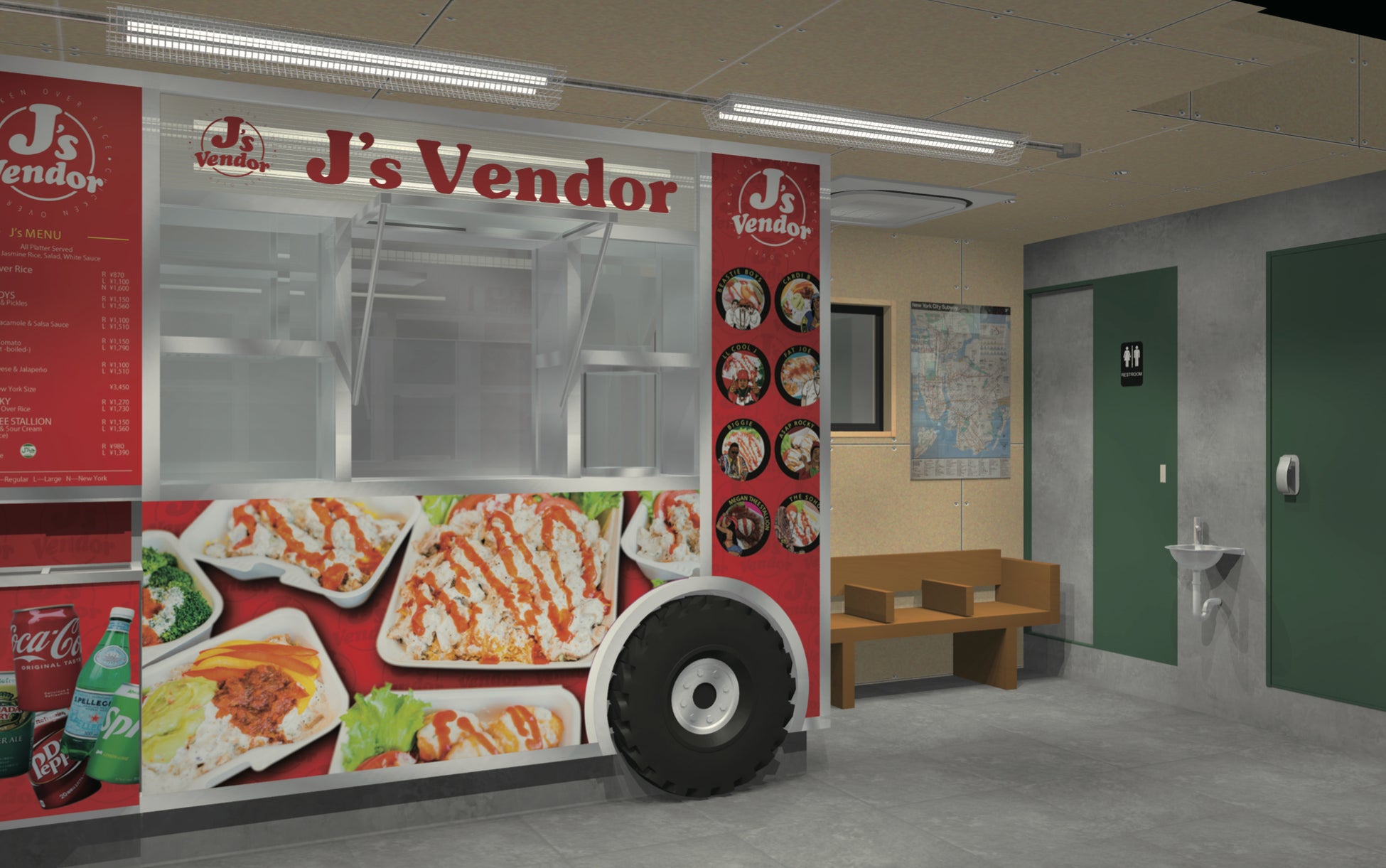 チキンオーバーライス専門店「J’sVendor原宿本店」が11月10日に移転リニューアルオープン