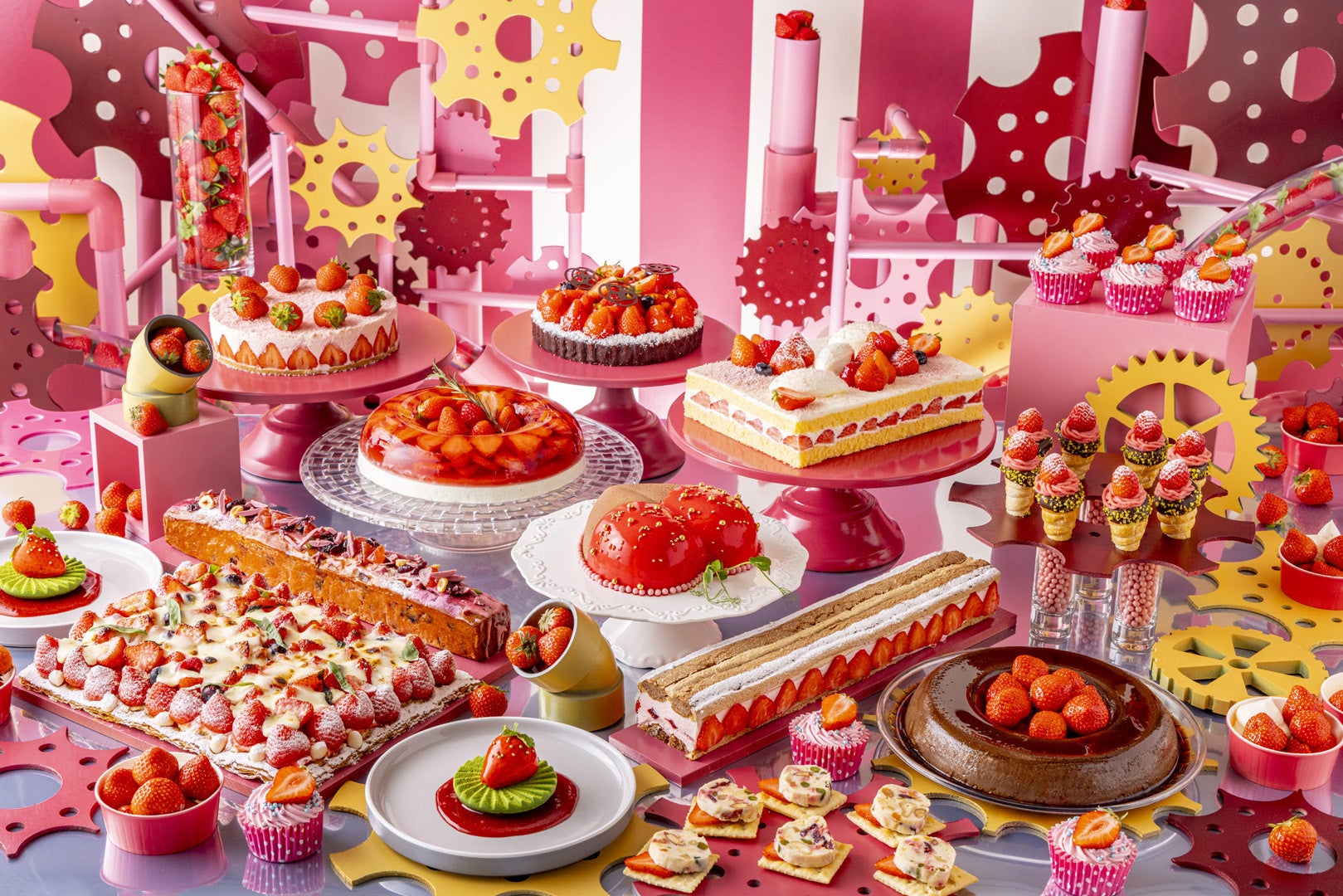 ヒルトン名古屋 いちごスイーツビュッフェ「Strawberry Chocolate Factory」　1月9日（木）から開催