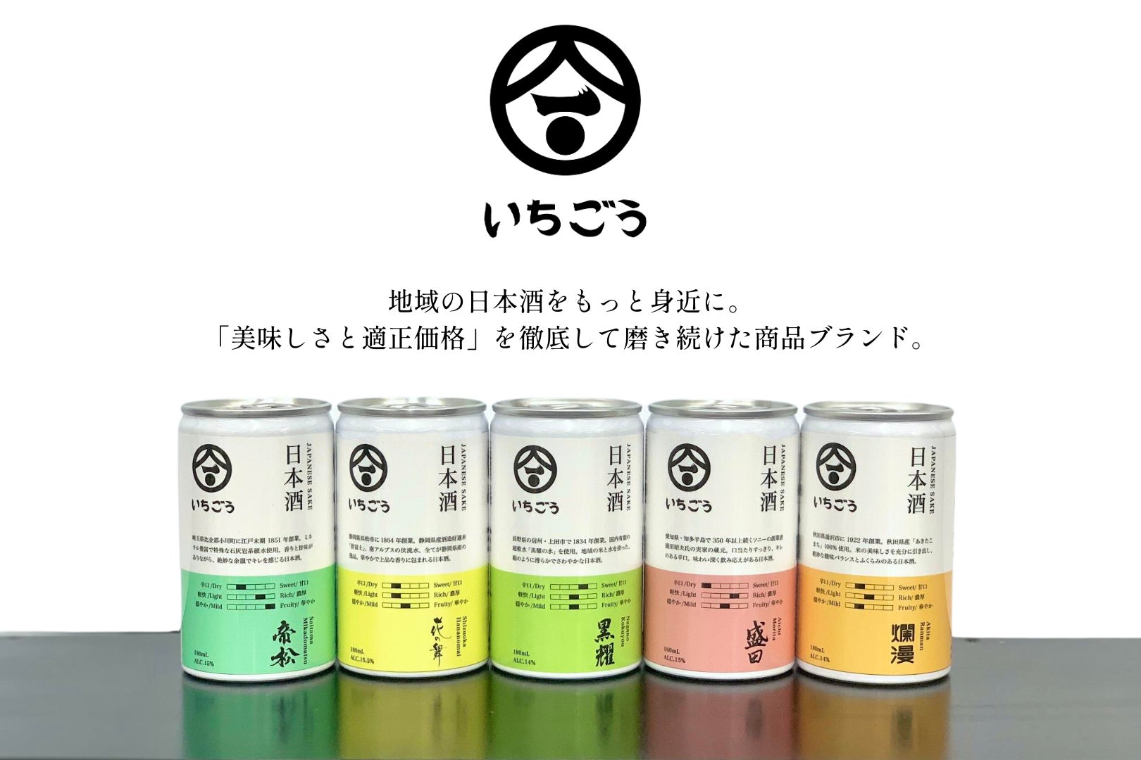 日本酒ブランド「いちごう®」新発売。地域の日本酒をもっと身近に。