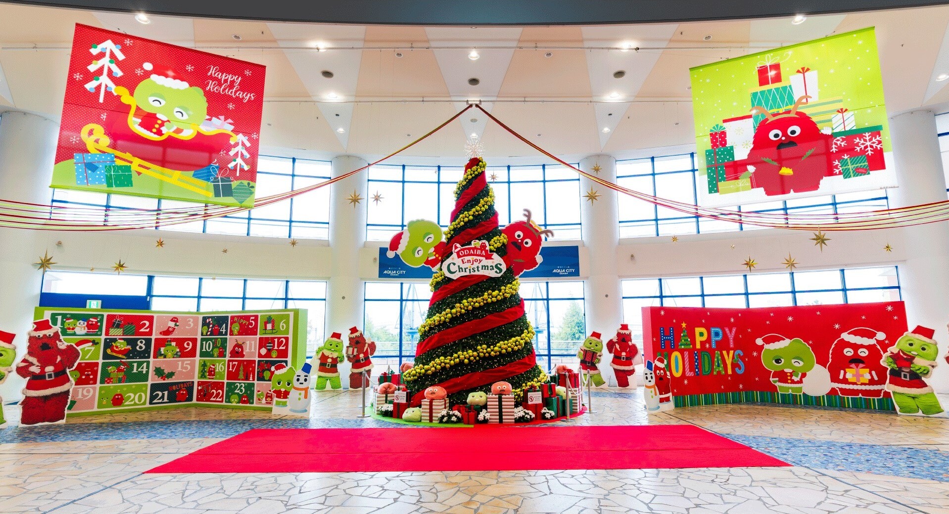 【アクアシティお台場 クリスマスイベント情報 第二弾】
「ガチャピン・ムック×アクアシティお台場　ODAIBA Enjoy Christmas」